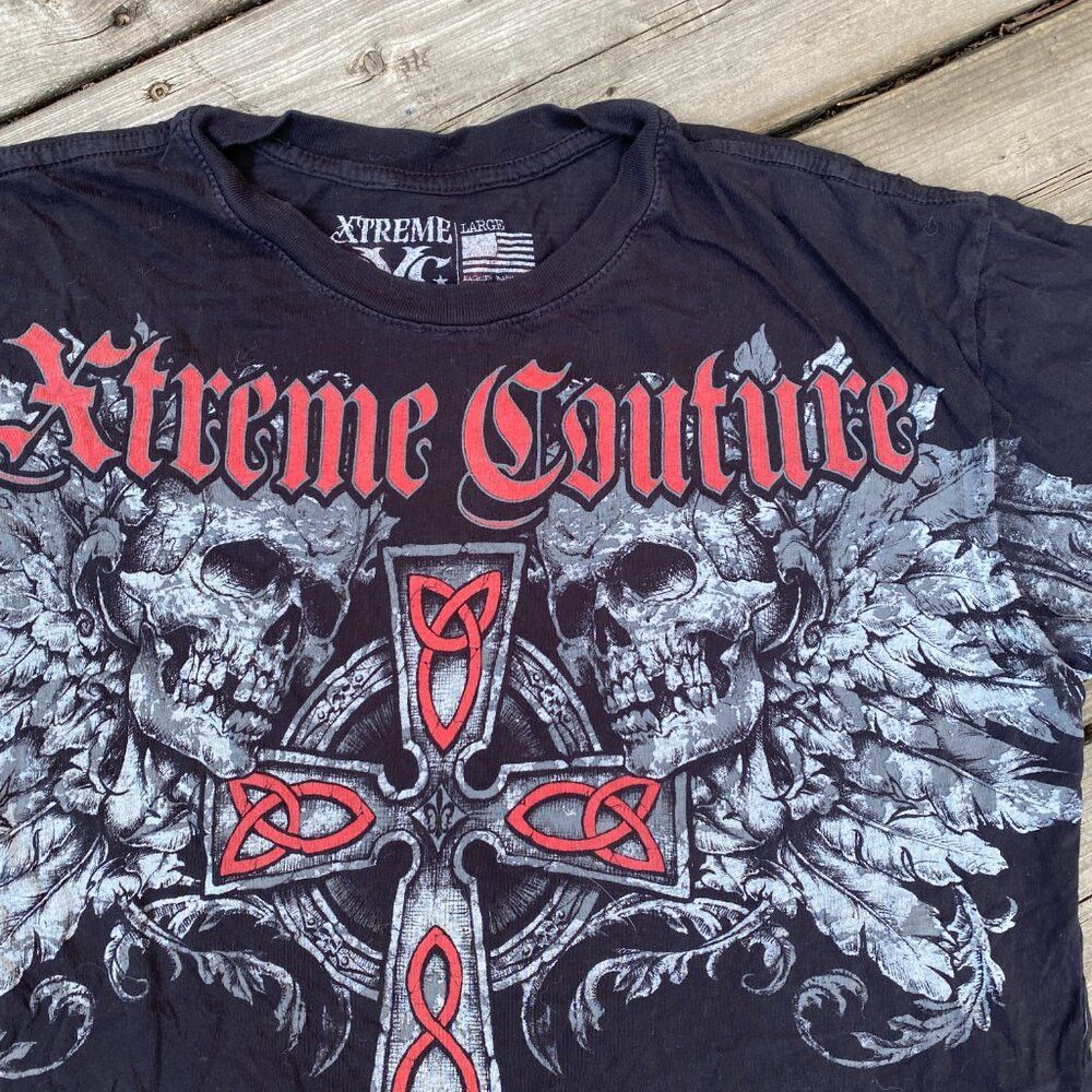 Vintage Vintage Y2K Xtreme Couture Graphic T Shirt Large Size US L / EU 52-54 / 3 - 4 Thumbnail