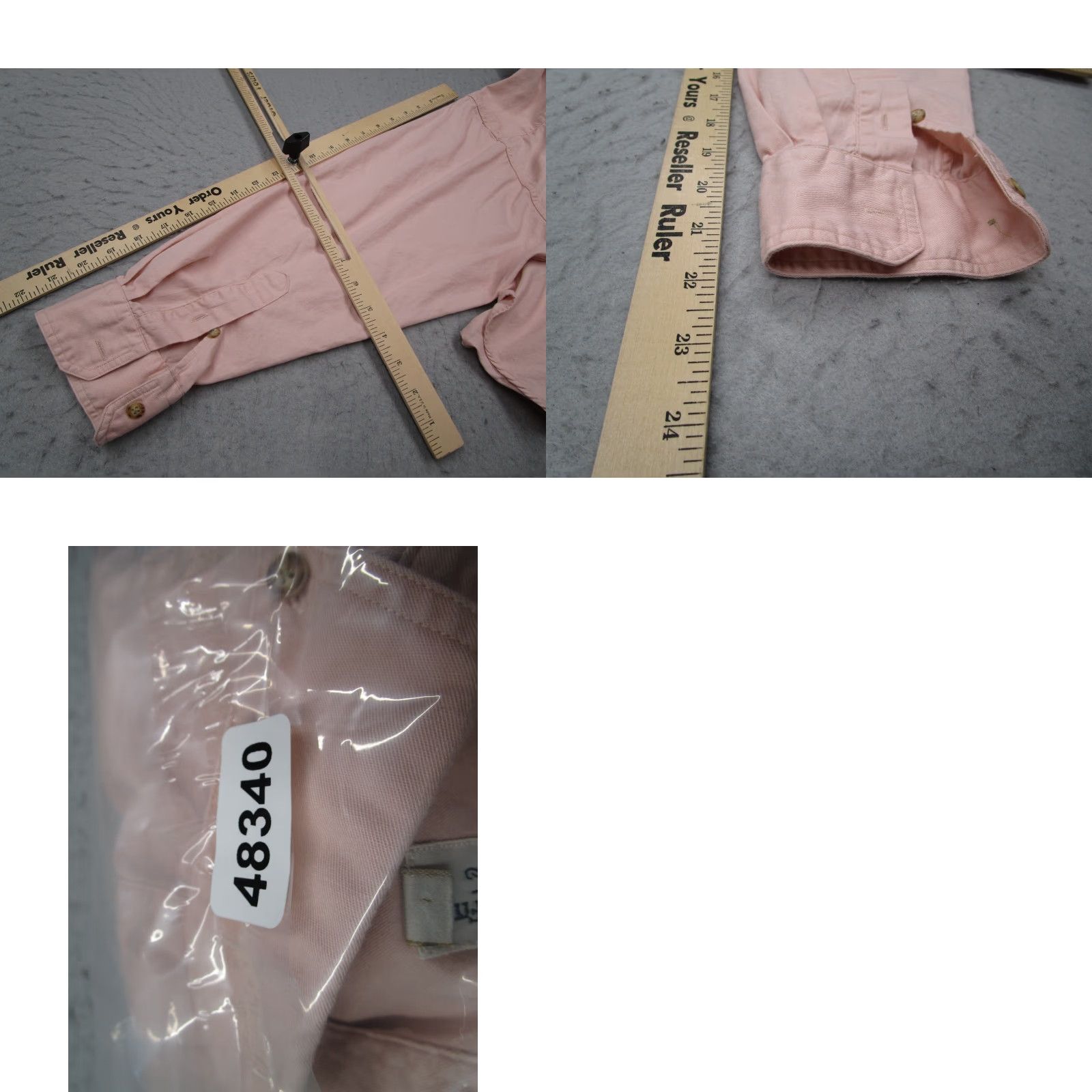 Abercrombie & Fitch VINTAGE Abercrombie & Fitch Shirt Mens Small Pink Twill Button Up Long Sleeve Y2K Size US S / EU 44-46 / 1 - 8 Thumbnail