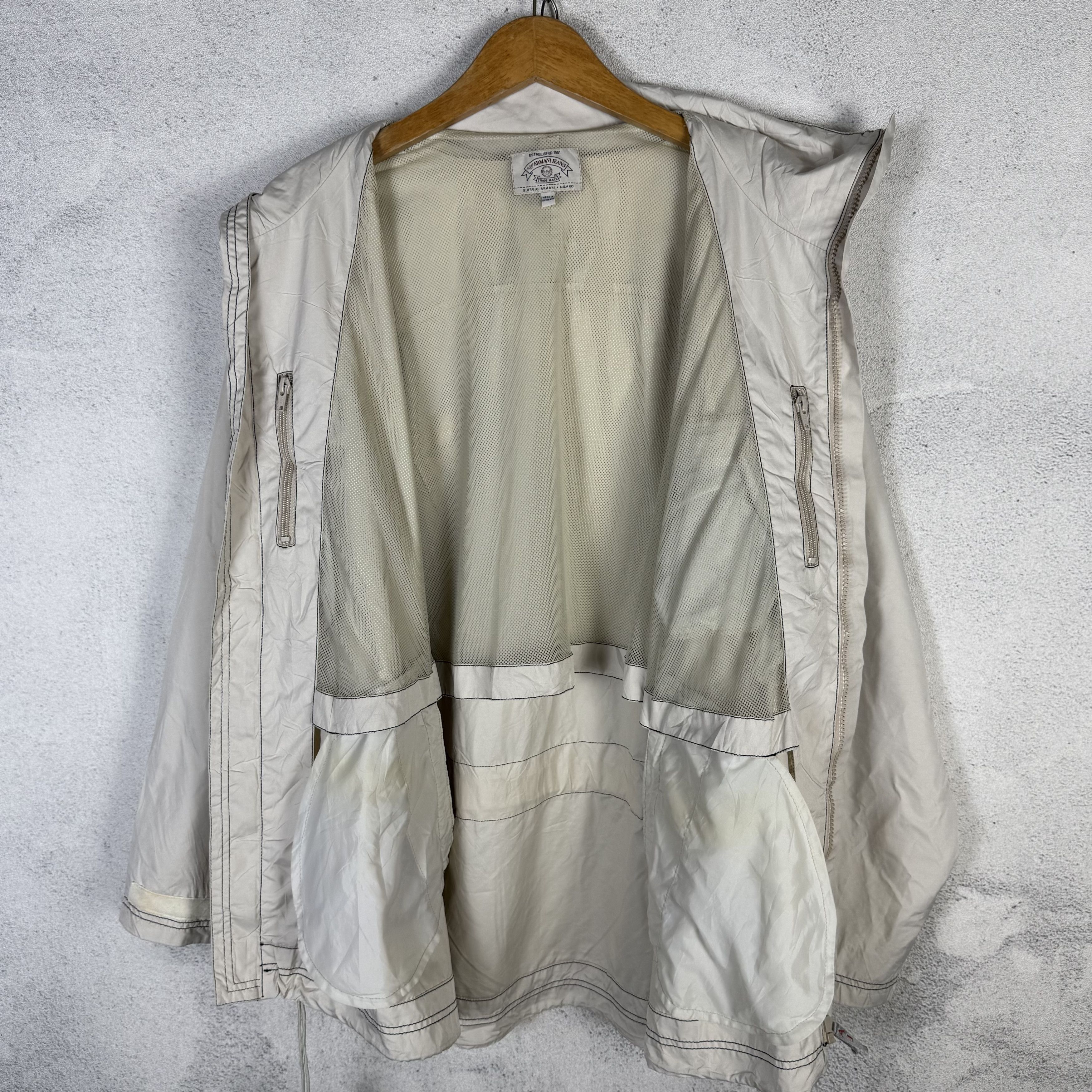 Giorgio Armani Vintage 90s Armani Jeans Jacket Size US L / EU 52-54 / 3 - 8 Thumbnail