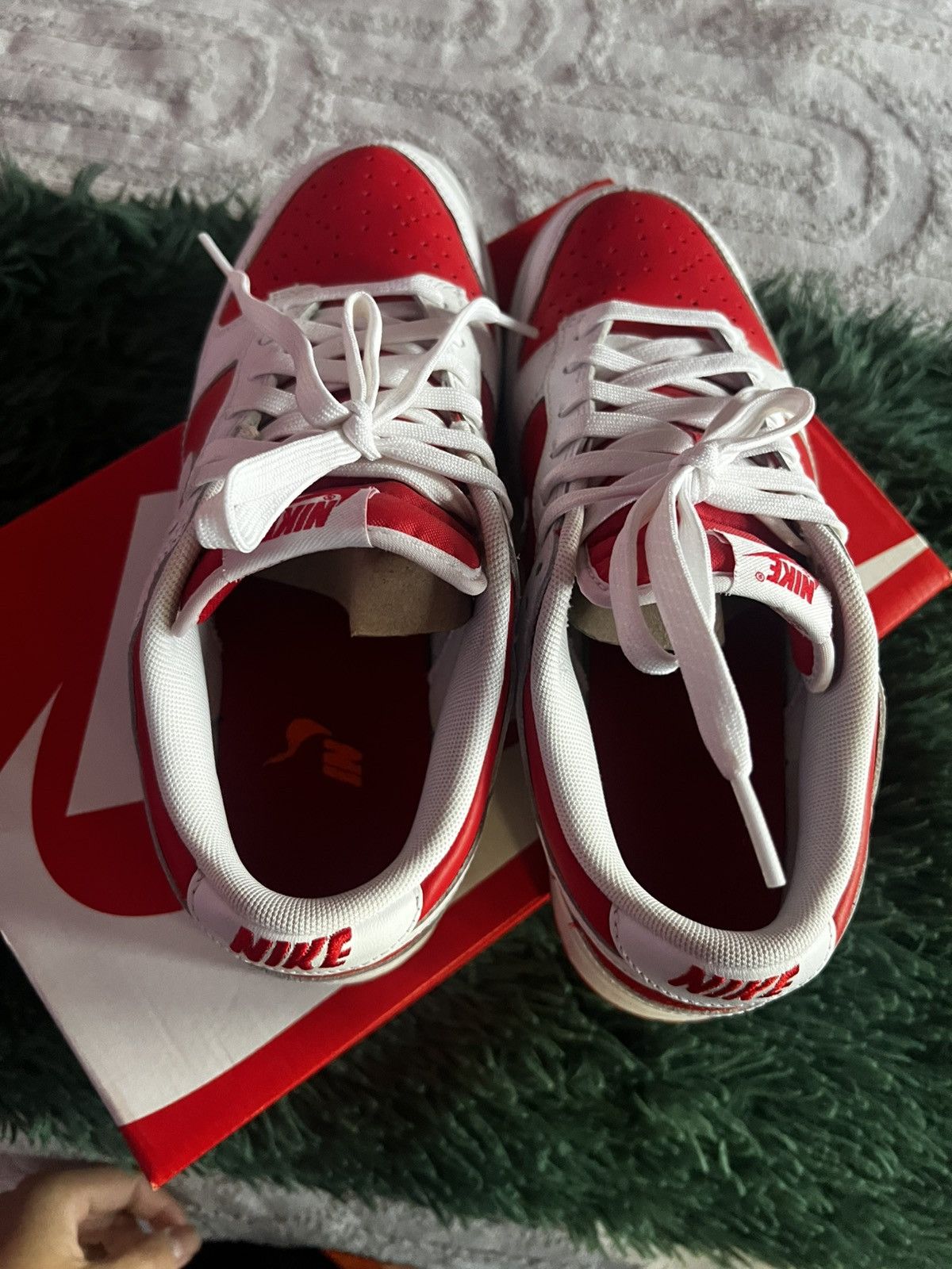 Nike Nike Dunk Low ‘Championship Red’ 2021 Mens size 8.5 Size US 8.5 / EU 41-42 - 4 Thumbnail