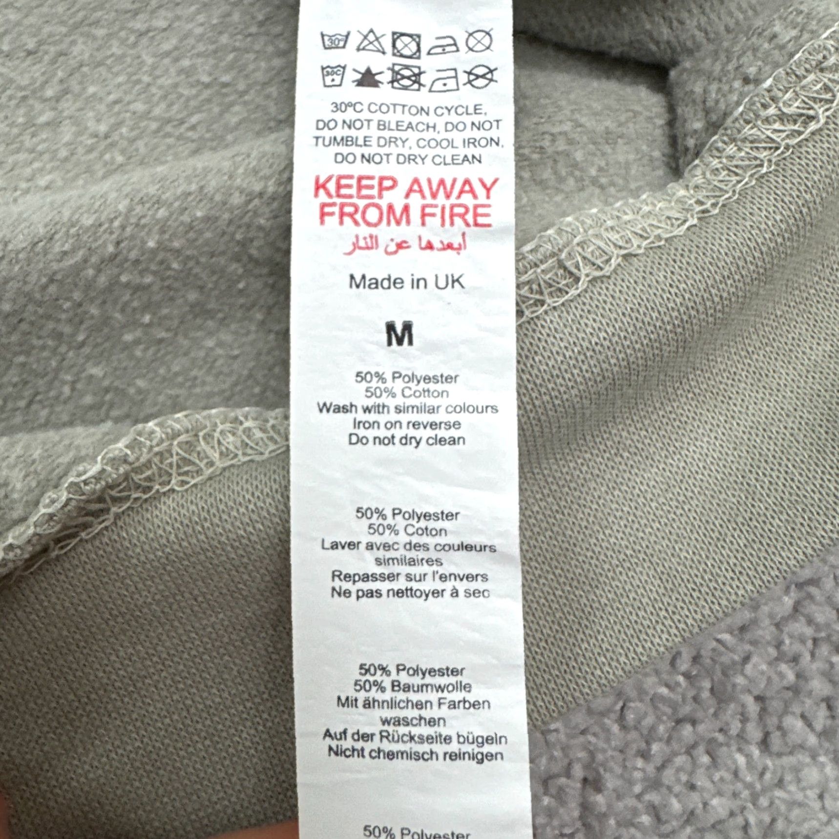 PrettyLittleThing PRETTYLITTLETHING Sweatshirt Mens M Crew Neck Green Graphic Pullover Logo Casual Activewear Regular Size M / US 6-8 / IT 42-44 - 6 Thumbnail