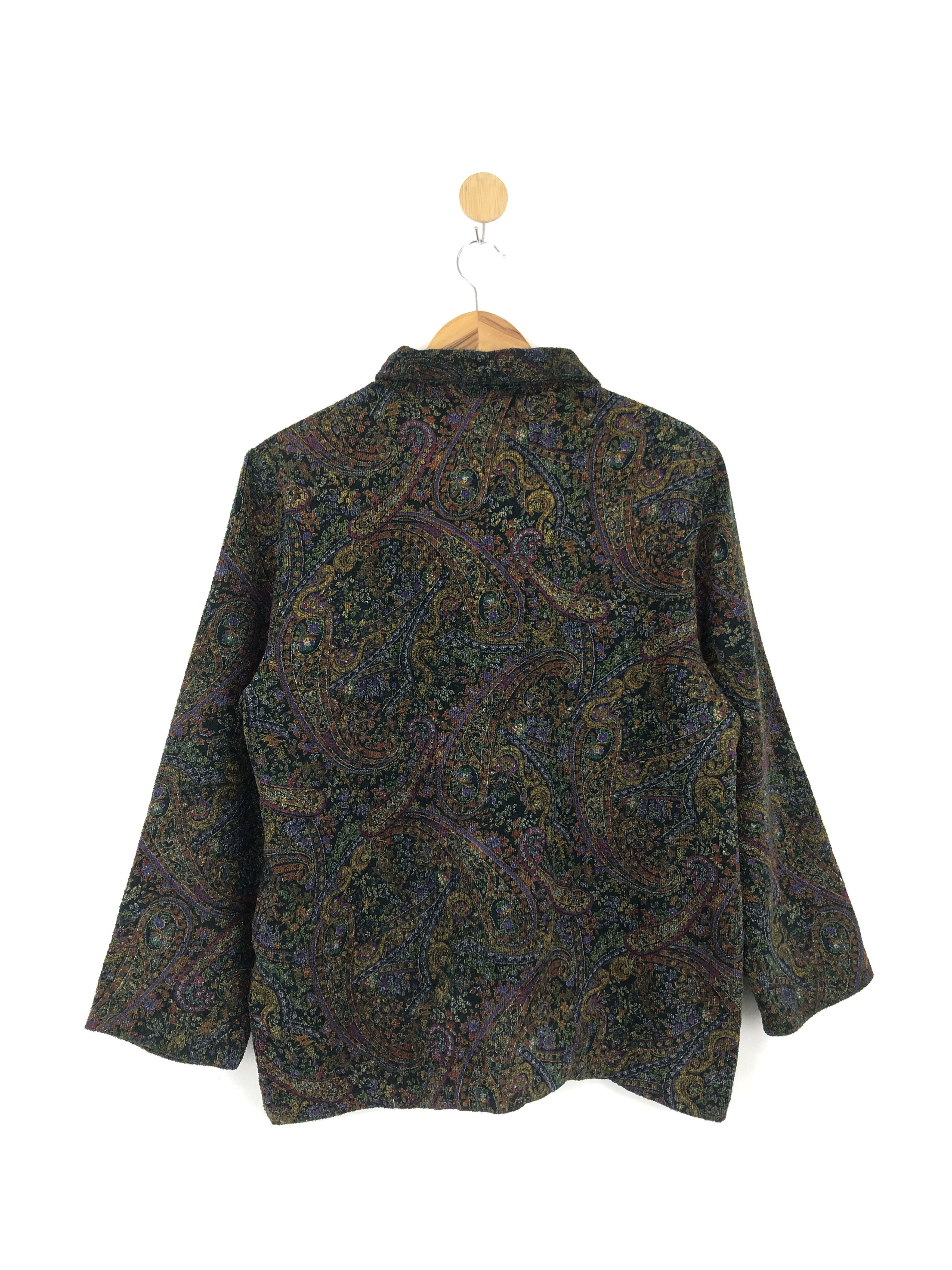 Japanese Brand Vintage Japanese Brand Paisley Button Up Jacket MJ0010 Size US M / EU 48-50 / 2 - 3 Thumbnail