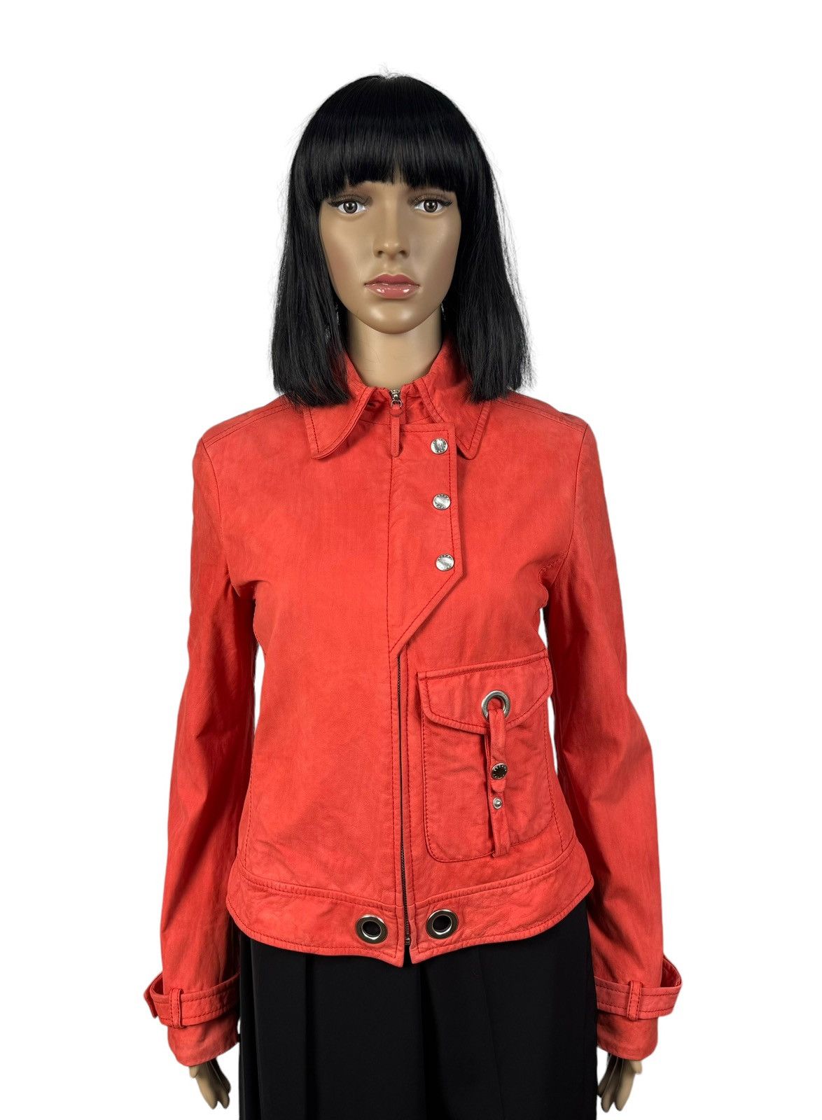 Escada Sport Escada Sport Genuine Calf Leather Nubuck Jacket size 34 Size XS / US 0-2 / IT 36-38 - 1 Thumbnail