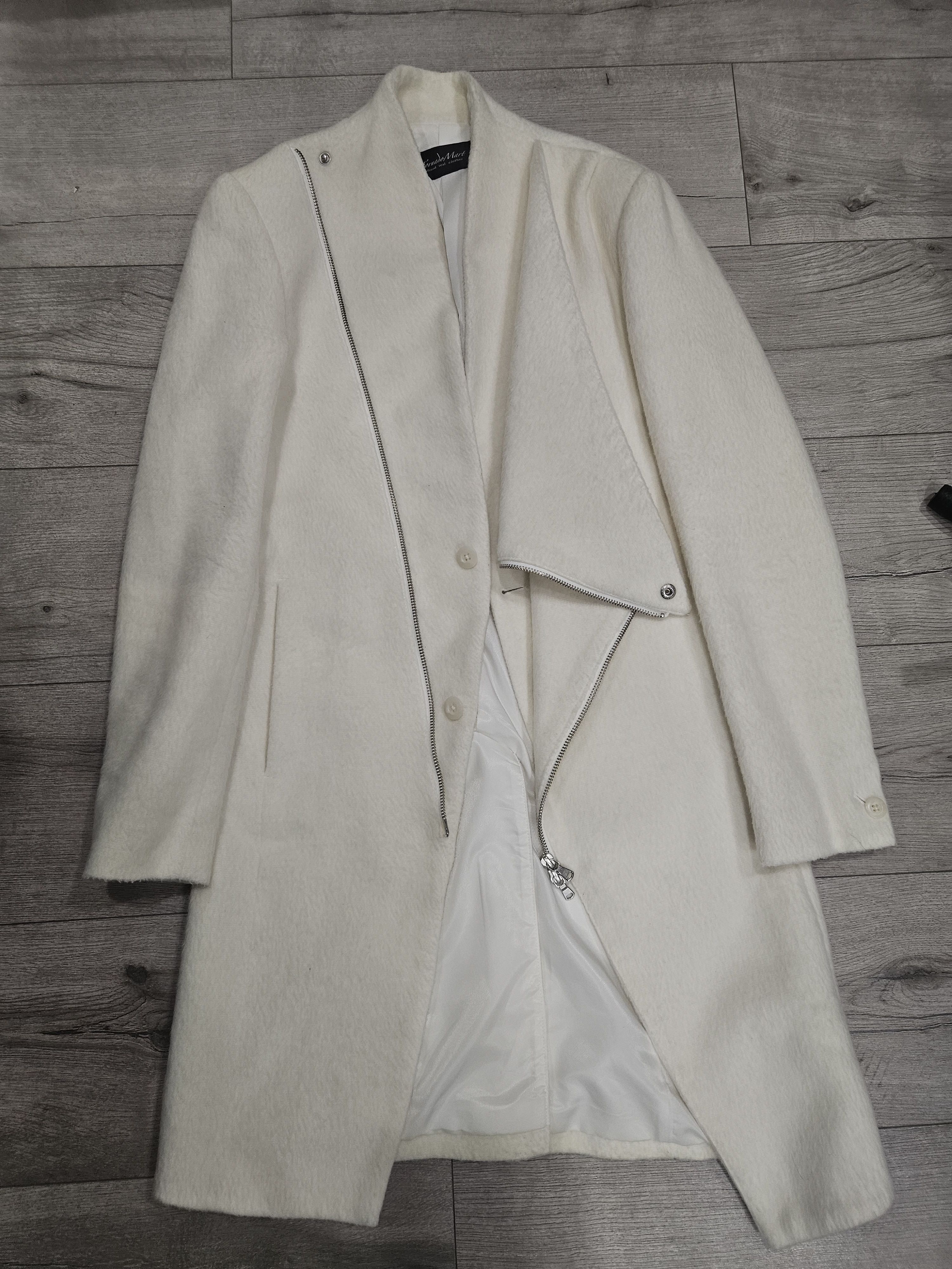 Tornado Mart Tornado Mart Asymetrical Wool Long Coat Size US M / EU 48-50 / 2 - 1 Thumbnail