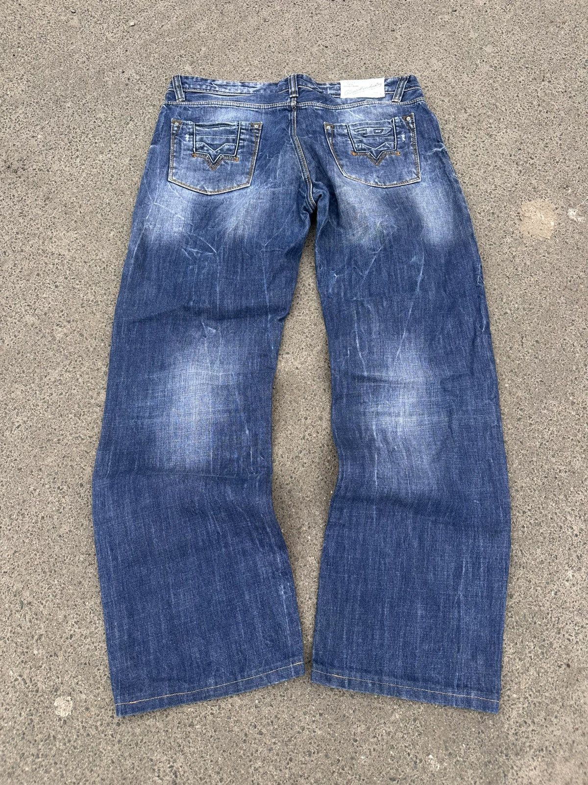 Diesel Diesel Faded Y2K Distressed Baggy Jeans Made in Italy Size US 38 / EU 54 - 2 Thumbnail