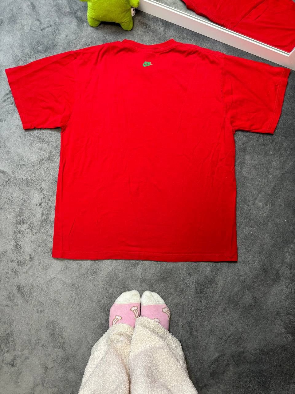 Japanese Brand × Nike × Vintage Vintage Nike T-shirt 90s Swoosh Rasta Tee Y2K Size US L / EU 52-54 / 3 - 6 Thumbnail