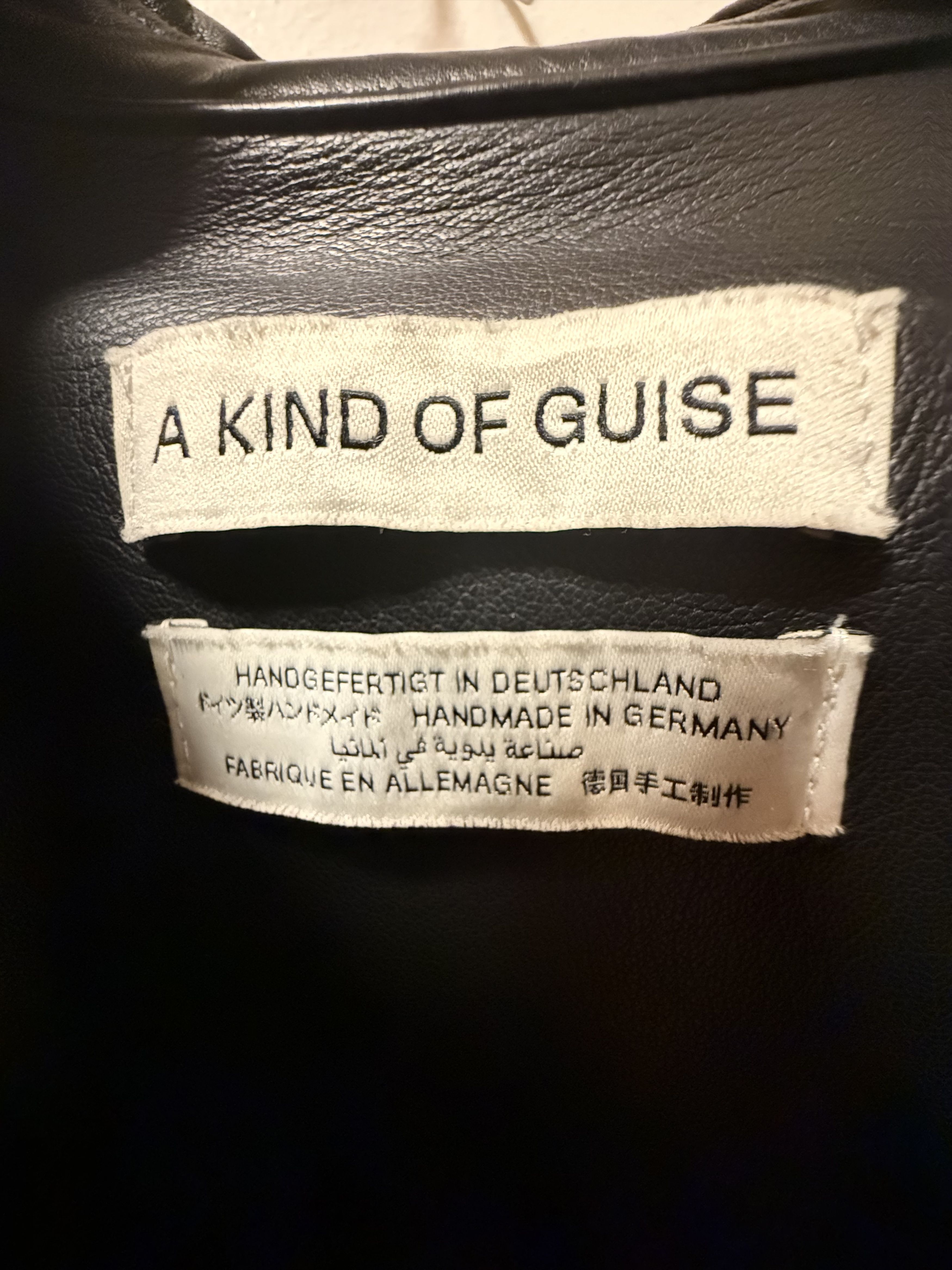 A Kind Of Guise A Kind of Guise "Mercer" leather shirt Size US XL / EU 56 / 4 - 2 Thumbnail