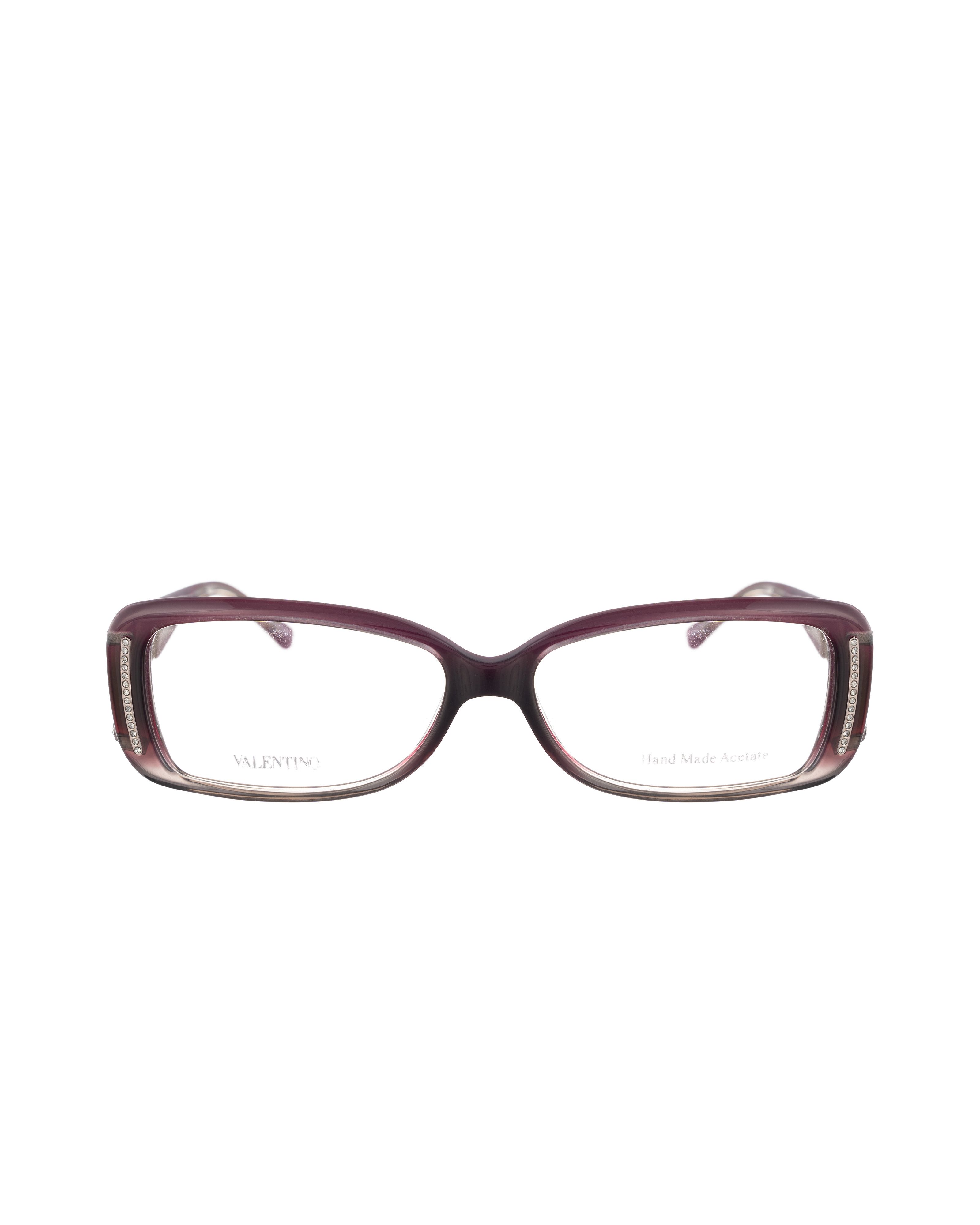 Valentino Valentino '90s Violet Glasses with Big Rhinestones Size ONE SIZE - 3 Thumbnail