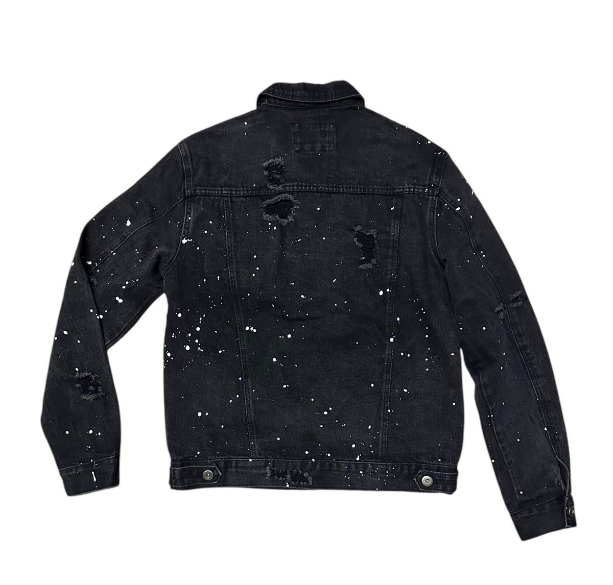 Forever 21 Forever 21 men distressed style paints denim jacket Size US S / EU 44-46 / 1 - 7 Thumbnail