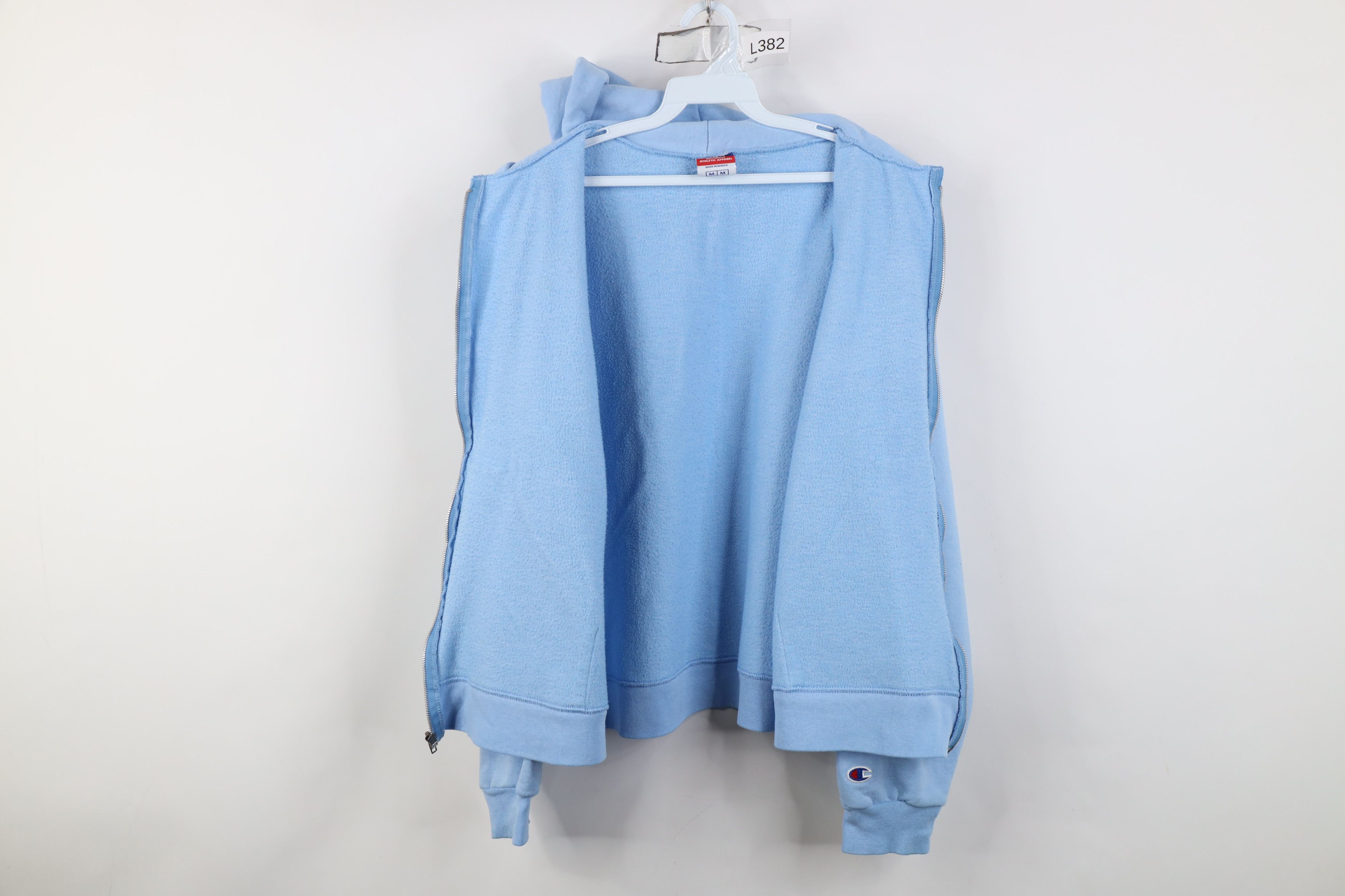 Champion Vintage 90s Champion Full Zip Hoodie Sweatshirt Blue Size US M / EU 48-50 / 2 - 11 Thumbnail