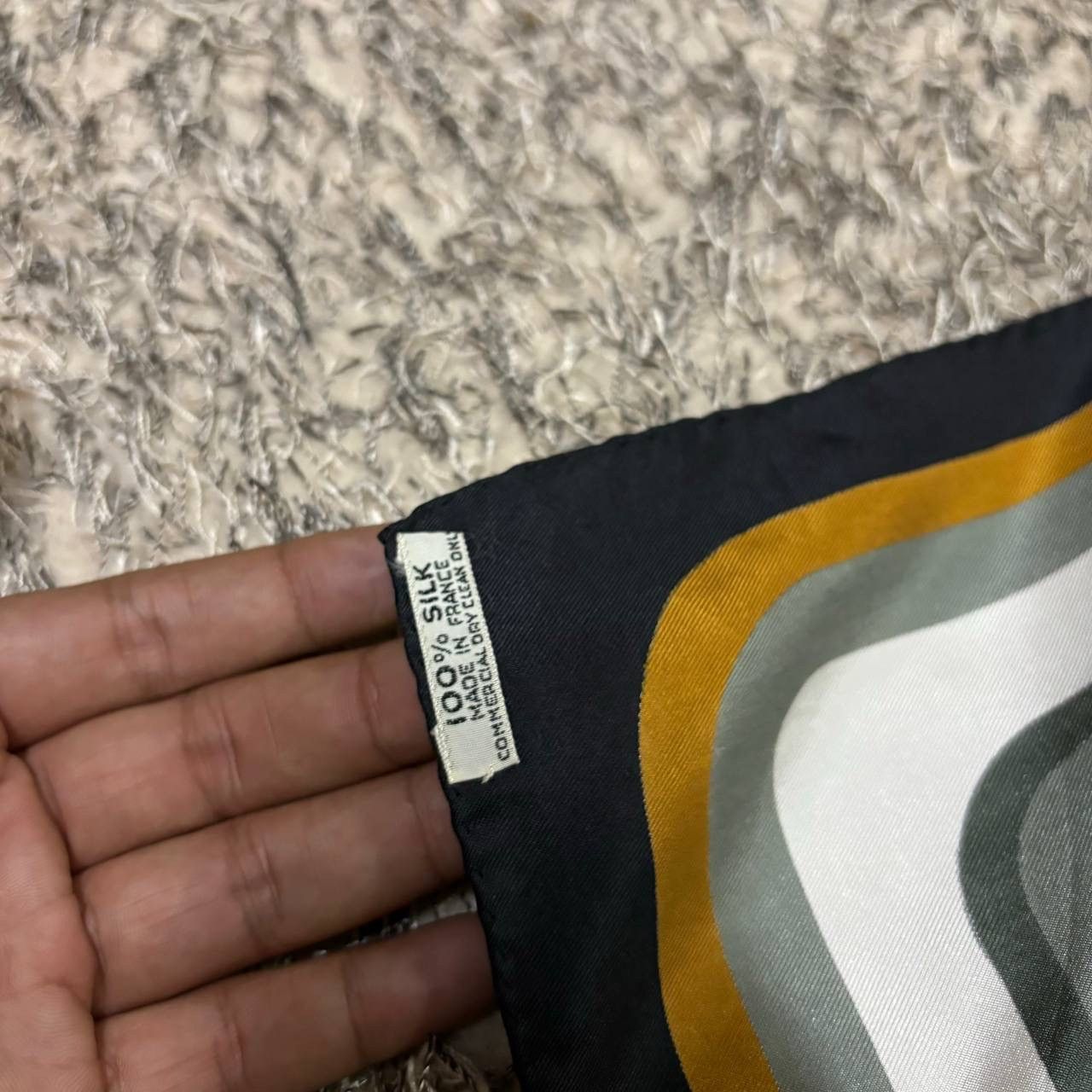 Hermes Hermes Coaching Scarf 90cm J. Abadie Navy Silk Vintage 1976 Size ONE SIZE - 6 Thumbnail