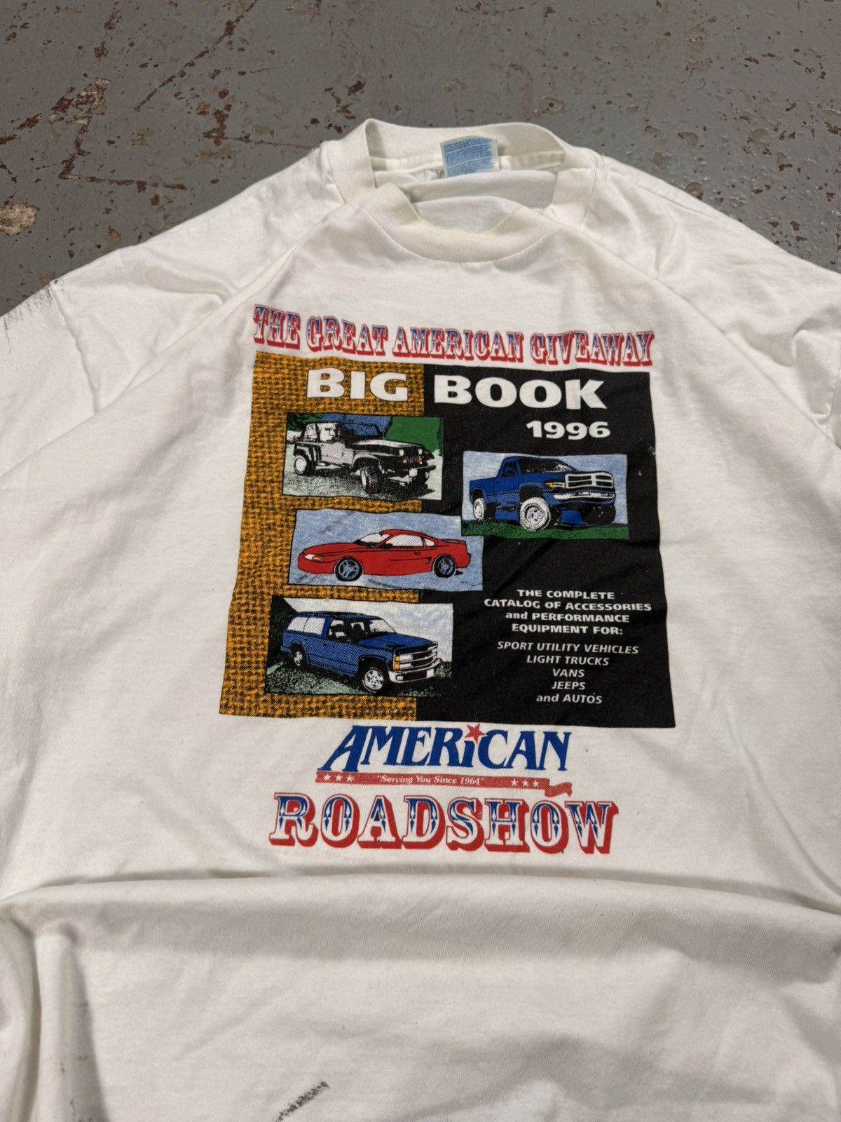 Band Tees × Vintage Vintage Great American Road Show Tee Size US XL / EU 56 / 4 - 5 Thumbnail