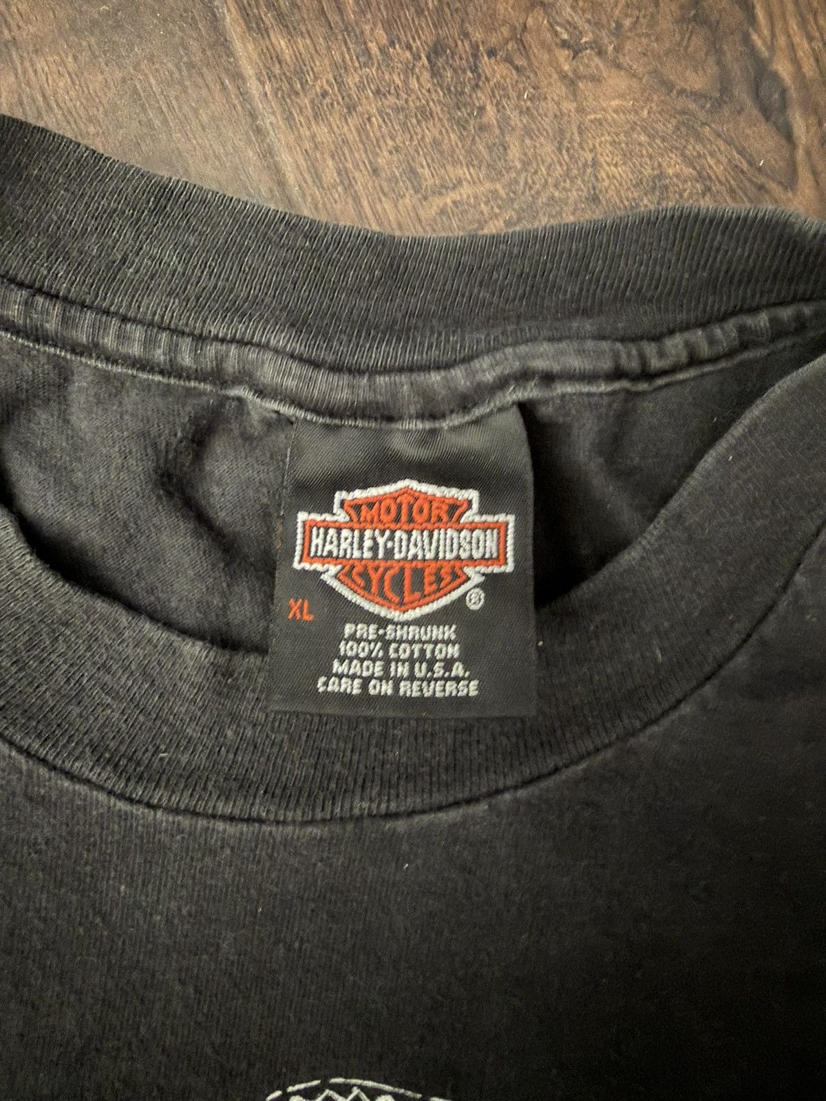 Harley Davidson Harley Davidson black and white biker tee bikerstyle Size US XL / EU 56 / 4 - 3 Thumbnail