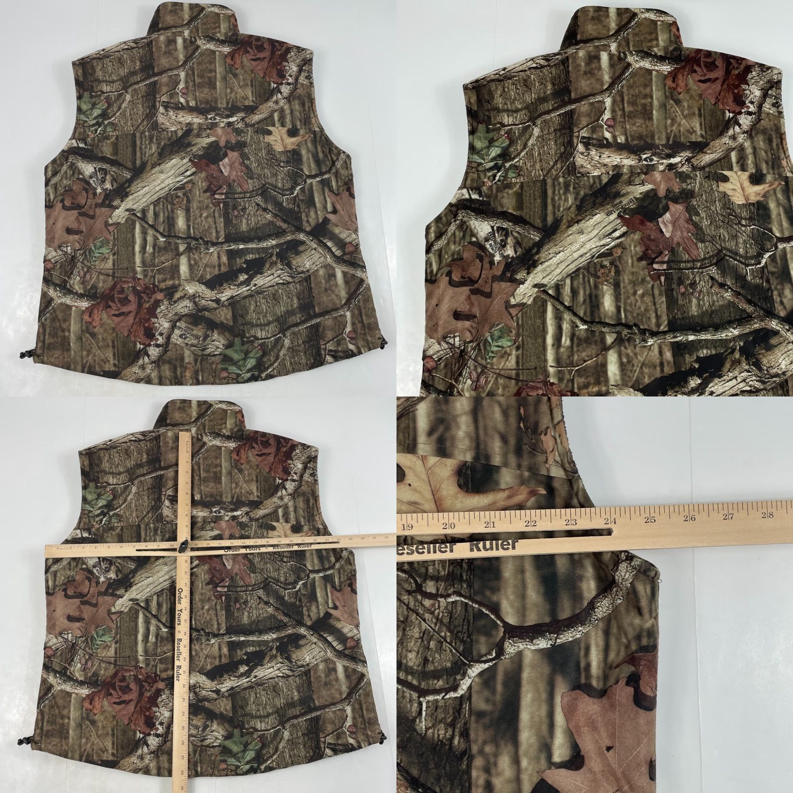 Vintage Guide Gear Vest Men L Brown Camouflage Fleece Full Zip Hunting Hiking Skiing Jacket End with Pockets Size US L / EU 52-54 / 3 - 8 Thumbnail