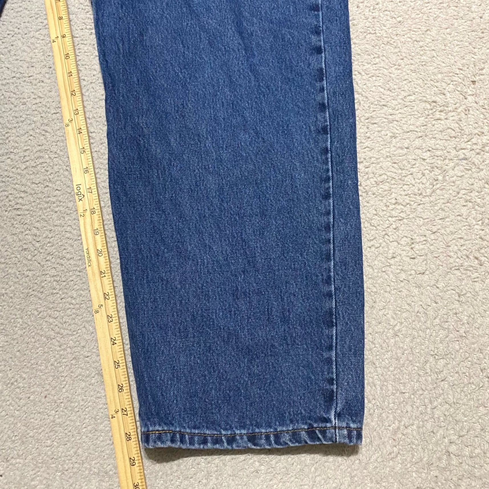 Levi's Levi's 550 Jeans Mens 48x30 Blue Denim Straight Leg Medium Wash Relaxed Fit Jeans 550 Mens Levi's Straight 550 Blue Denim Regular 5-Pocket Mens Size US 32 / EU 48 - 6 Thumbnail
