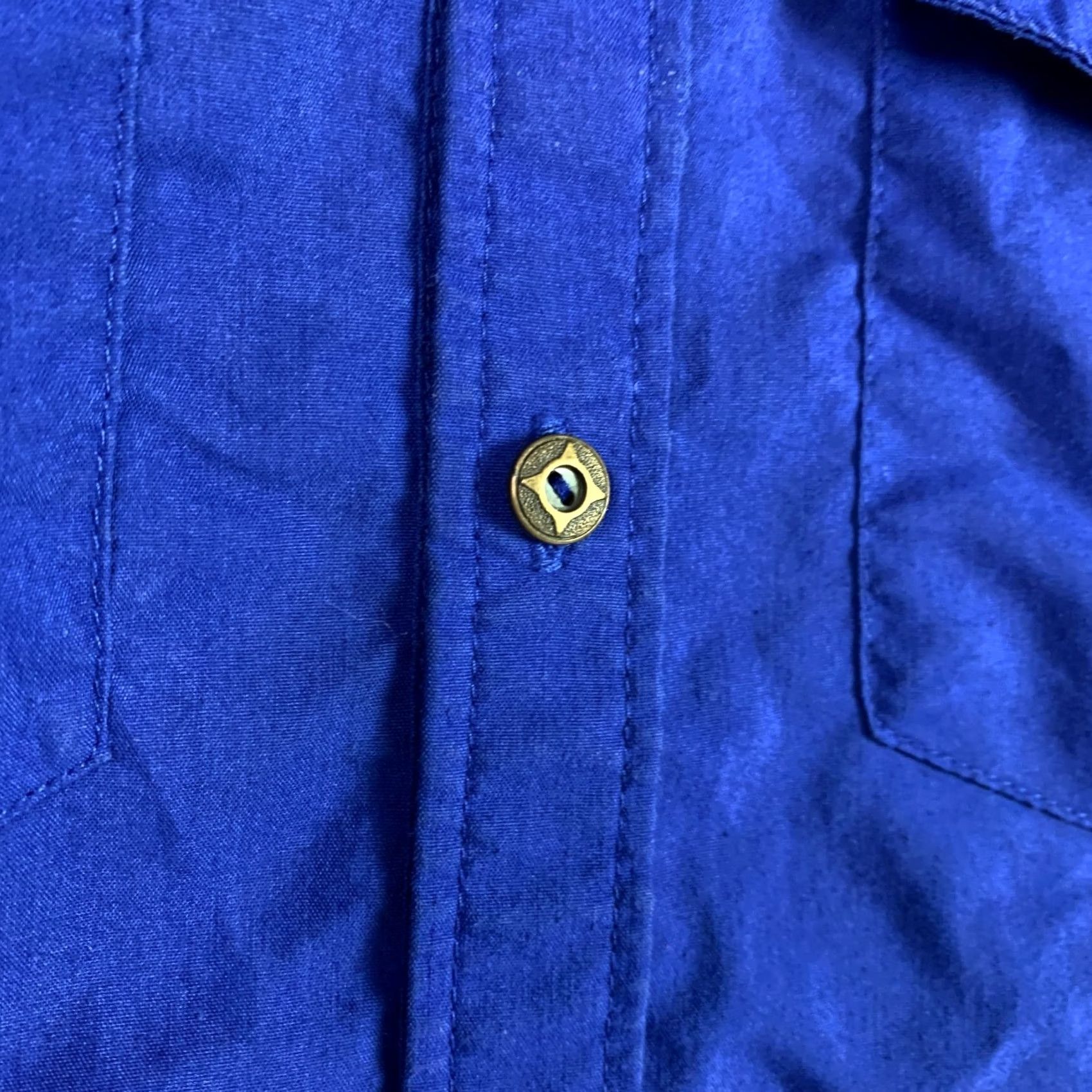 Affliction Y2K El General Western Rhinestone Affliction Look Cowboy Rodeo Shirt XL Blue Button-Front Long Sleeve Ladies? Men's? Size US XL / EU 56 / 4 - 5 Thumbnail