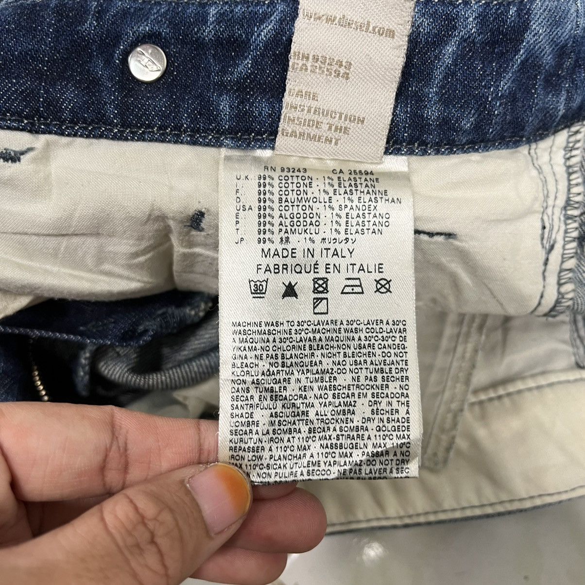 Diesel Vinatge Diesel Utility Distressed Denim Jeans Size US 32 / EU 48 - 14 Thumbnail