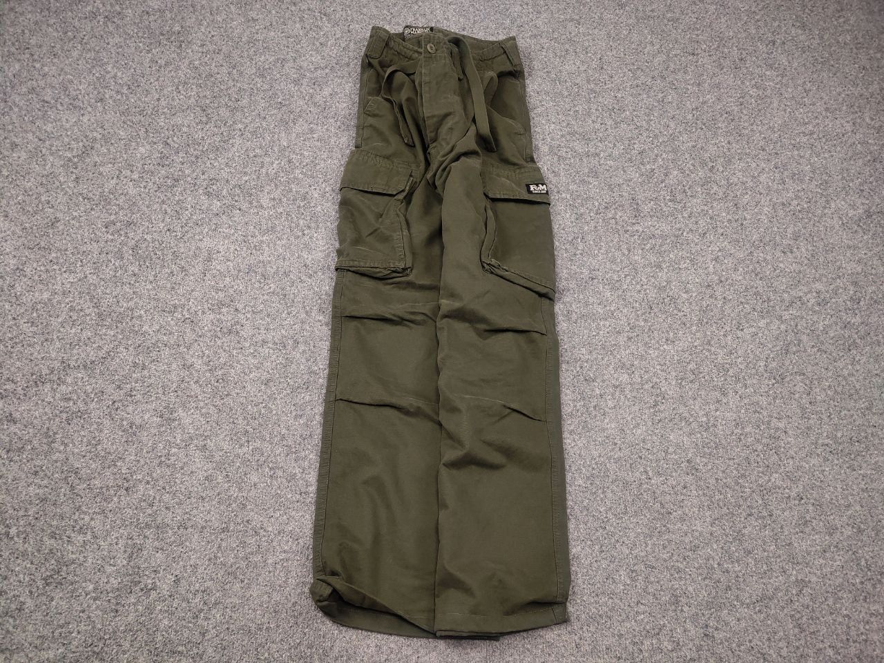 Franklin & Marshall Franklin Marshall American Military Army Baggy Cargo Pants Size US 34 / EU 50 - 2 Thumbnail