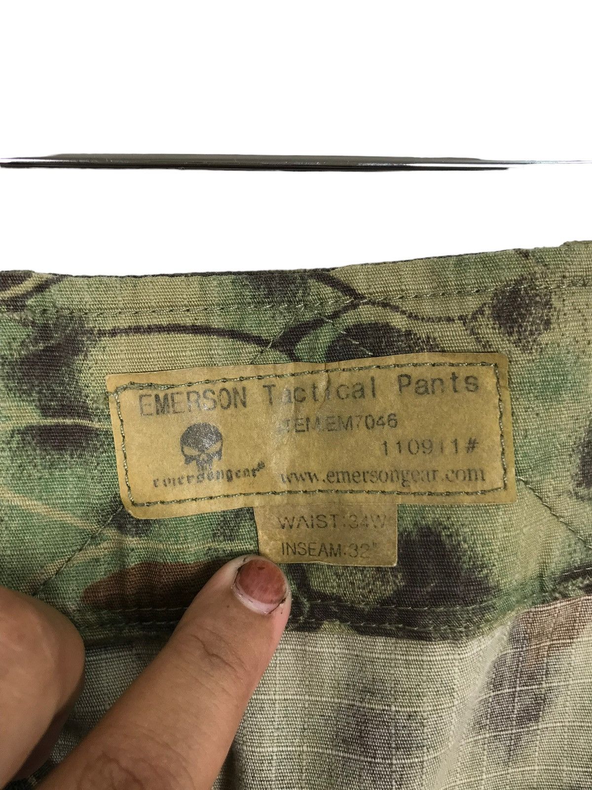 Japanese Brand 💥 EMERSON GEAR TACTICAL CAMOUFLAGE TROUSER Size US 32 / EU 48 - 9 Thumbnail