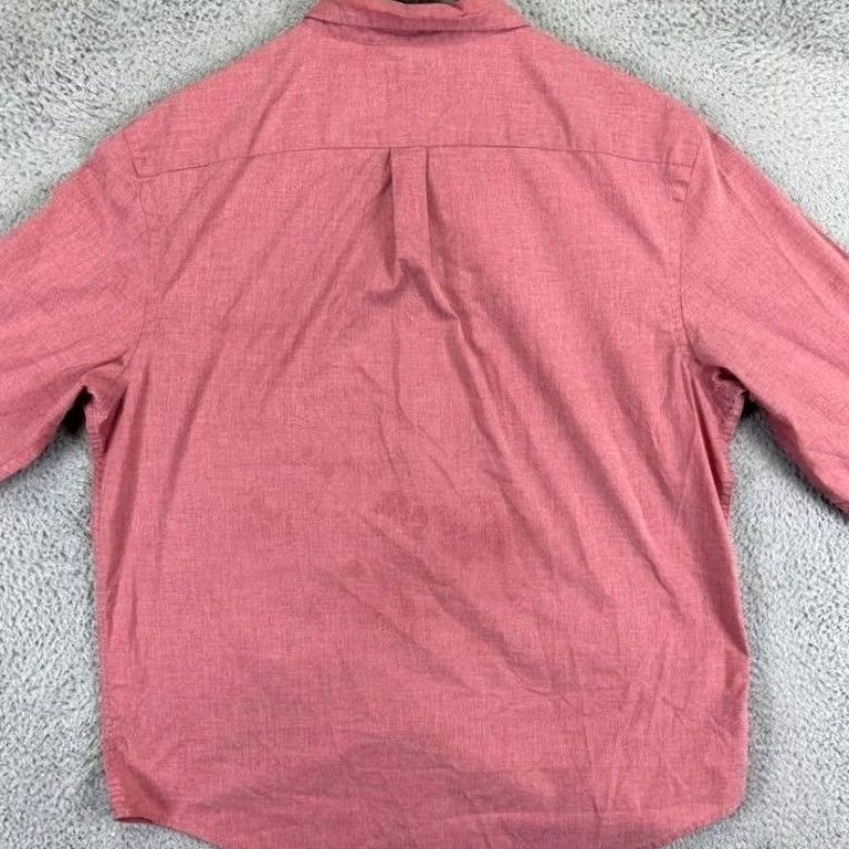 Old Navy Old Navy Shirt Mens XL Red Slim Fit Button-Down Long Sleeve Casual Office Pocket Button-Up Shirt Size US XL / EU 56 / 4 - 2 Thumbnail