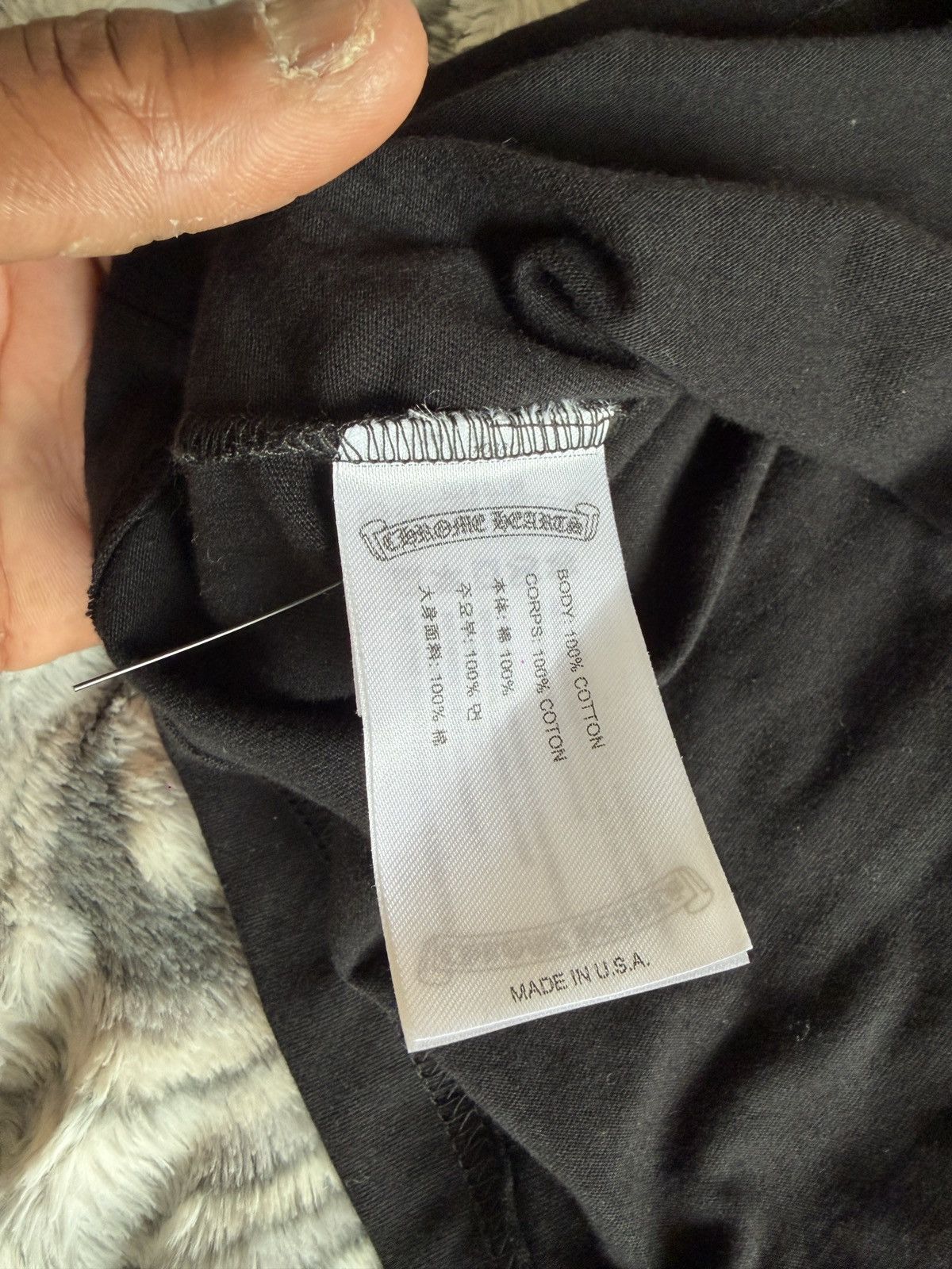 Chrome Hearts Chrome Hearts L/S Pkt Crew Size US XL / EU 56 / 4 - 6 Thumbnail