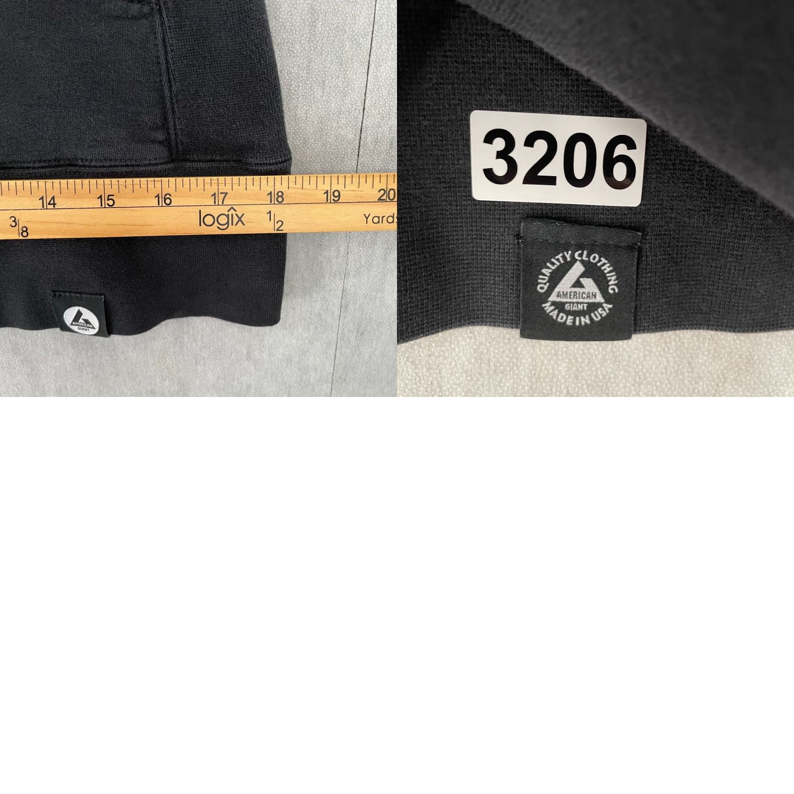 Vintage American Giant Hoodie Womens Medium Black Full Zip Heavyweight Pockets USA Made Size M / US 6-8 / IT 42-44 - 9 Thumbnail