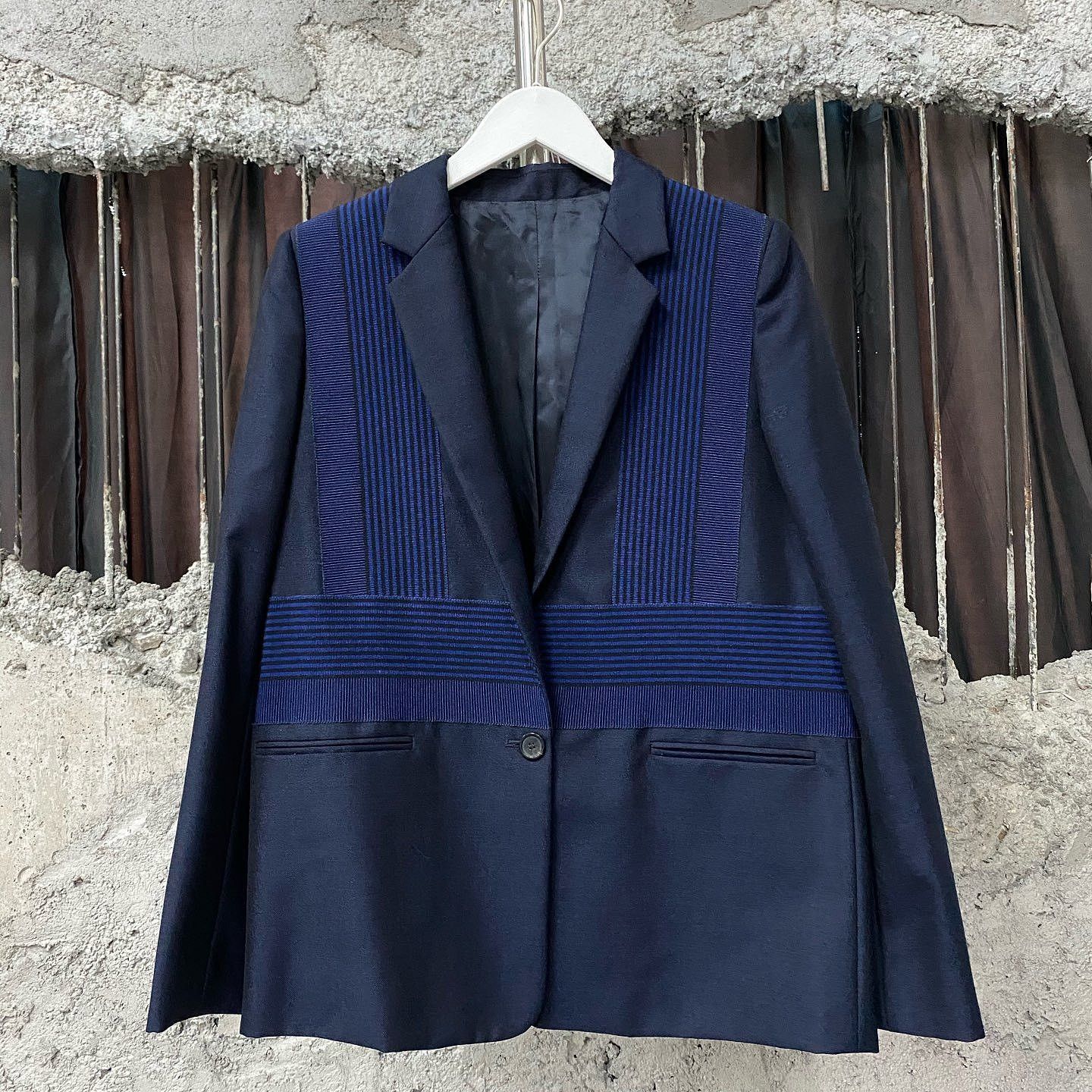 Acne Studios Acne Studios Striped Panel Blazer Size 34R Size 34R - 1 Thumbnail