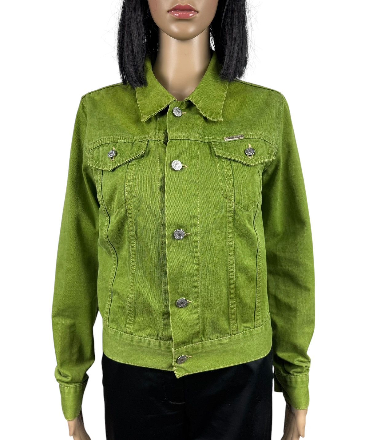 Diesel × Vintage Diesel Vintage Denim Trucker Jacket size child XL womens S Size S / US 4 / IT 40 - 2 Thumbnail