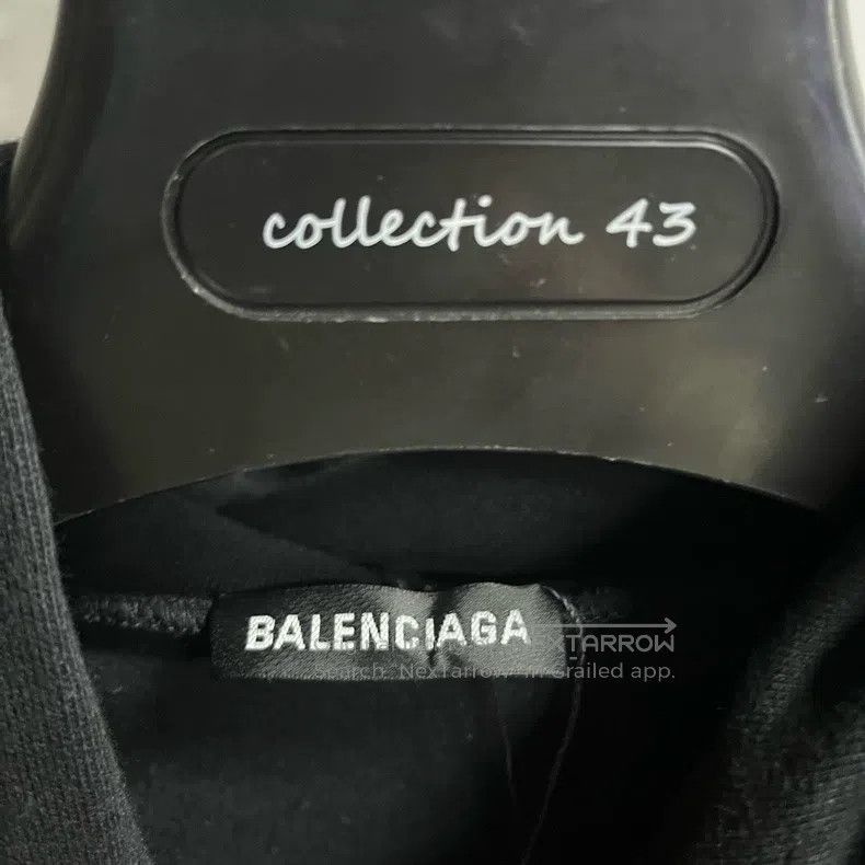 Balenciaga Balenciaga Black solid letter print sweatshirt Size US S / EU 44-46 / 1 - 2 Thumbnail