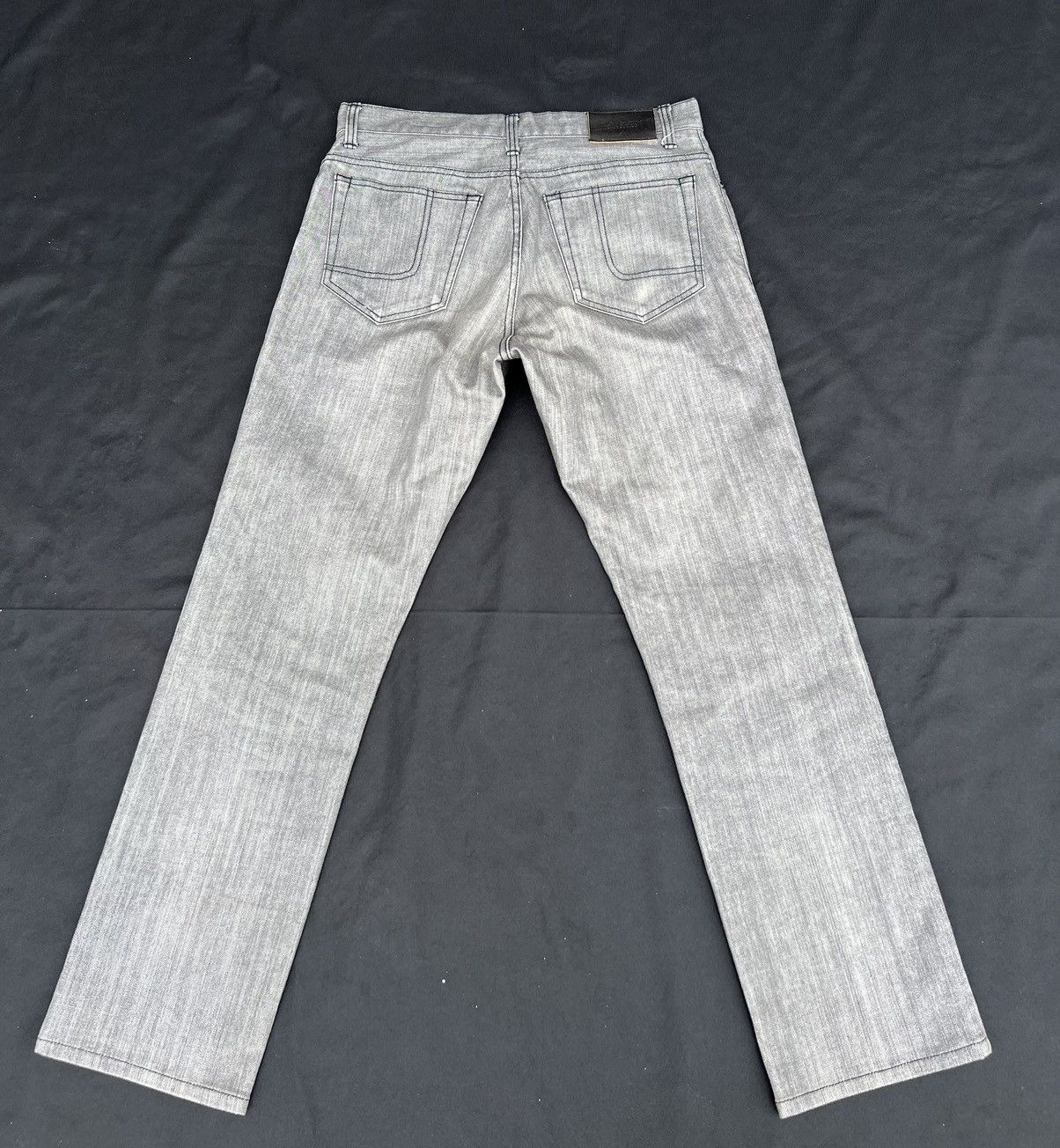 Lanvin Vintage Lanvin Collection Stretch Grey Denim Jeans Size US 31 - 23 Thumbnail