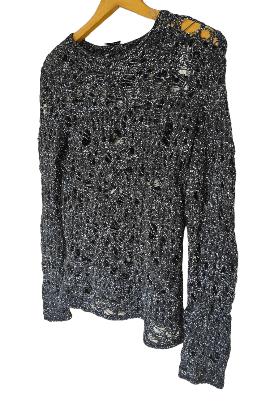 Saint Laurent Paris Saint Laurent Paris Spider Knitted Metalic Size US M / EU 48-50 / 2 - 4 Thumbnail