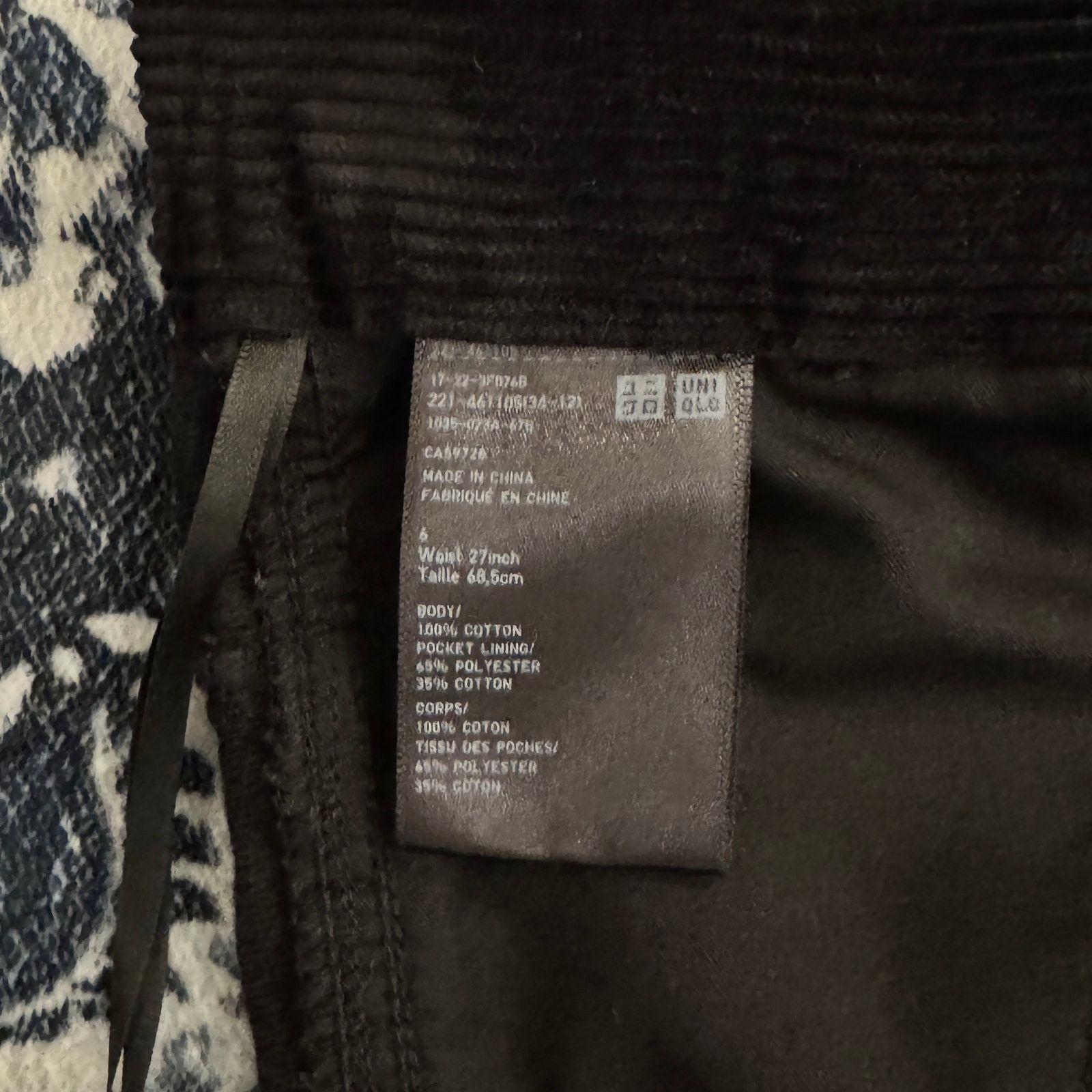 Uniqlo Corduroy Wide Leg Trousers Size 28" / US 6 / IT 42 - 8 Thumbnail