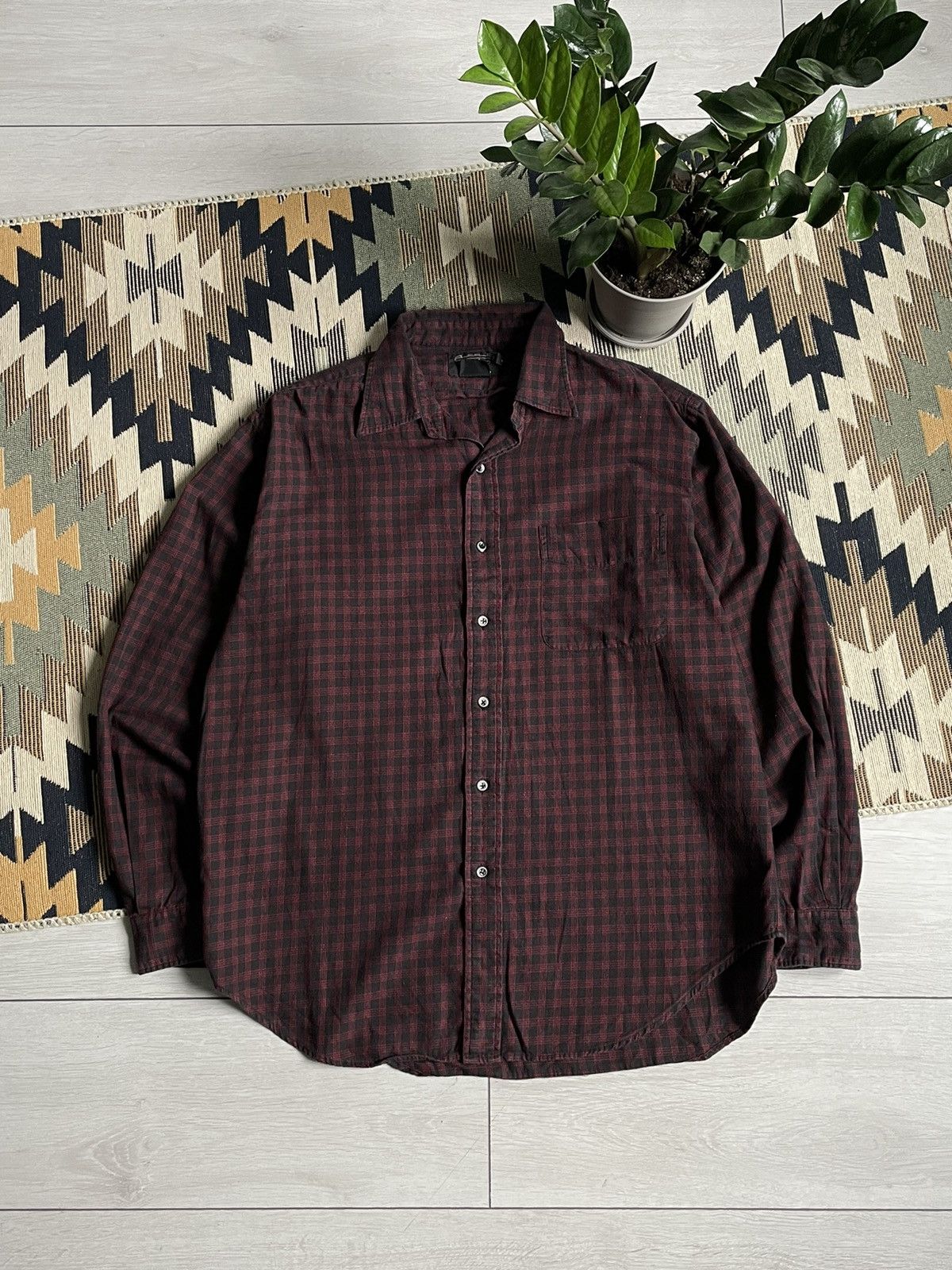 Ralph Lauren double good RRl flannel shirt mens size small