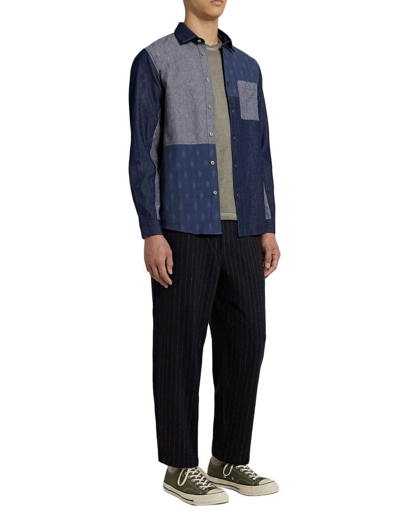 Pilgrim Surf + Supply Pilgrim Wool EasyPT Stripe Navy L Pants Size US 34 / EU 50 - 5 Thumbnail