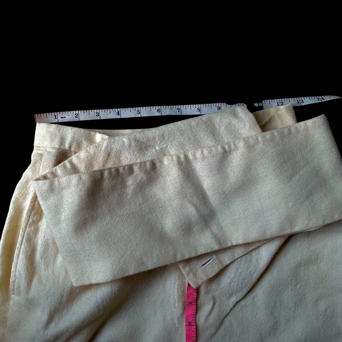 Issey Miyake Vintage Rare 80s Issey Miyake Wool Alpaca Summer Pants Size US 26 / EU 42 - 17 Thumbnail
