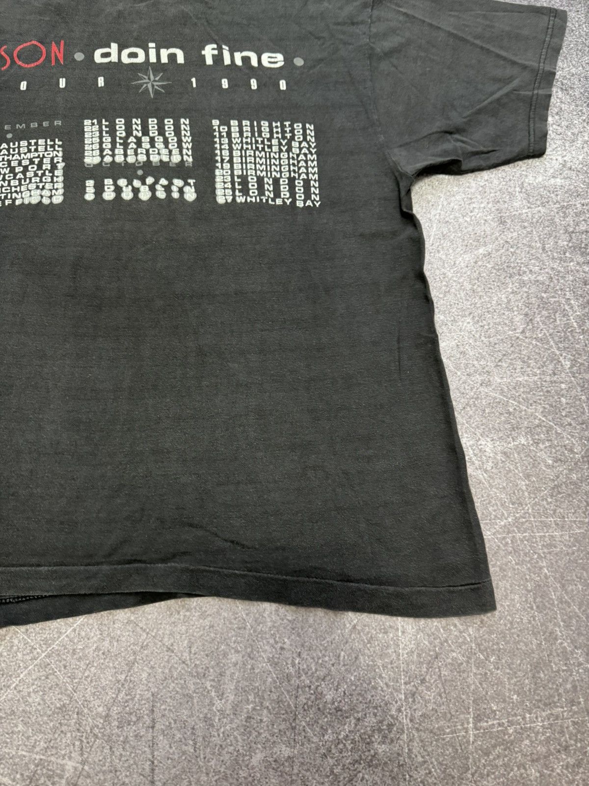 Band Tees Vintage 1990 Jason Donovan Doin Fine T Shirt Rock Band Size US L / EU 52-54 / 3 - 17 Thumbnail