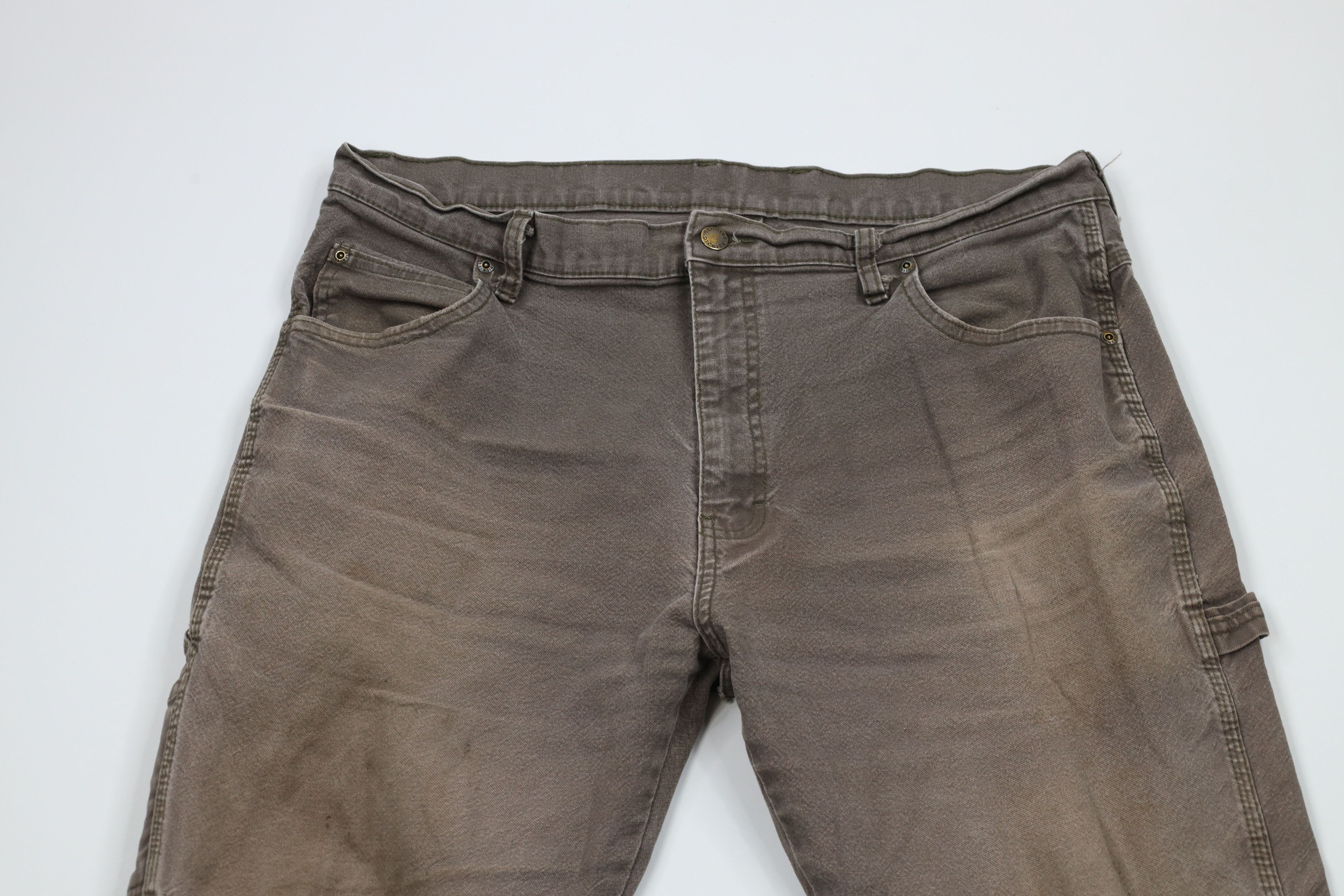 Dickies × Vintage Vintage Dickies Wide Leg Canvas Dungaree Pants Cotton Size US 36 / EU 52 - 2 Thumbnail
