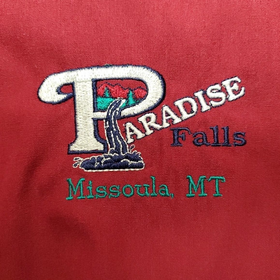 Dunbrooke VINTAGE Paradise Falls Jacket Mens XL Red 90s Y2K Made in USA Dunbrooke Bomber Jacket Outdoor Wind-Resistant Zip Size US XL / EU 56 / 4 - 2 Thumbnail