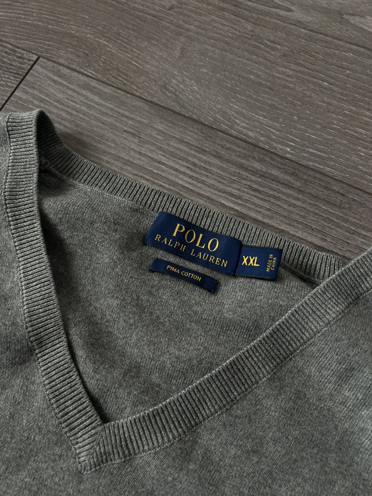 Designer × Polo Ralph Lauren ‼️Vintage Casual Polo Ralph Lauren RRL V Neck Knit Sweater‼️ Size US XXL / EU 58 / 5 - 15 Thumbnail