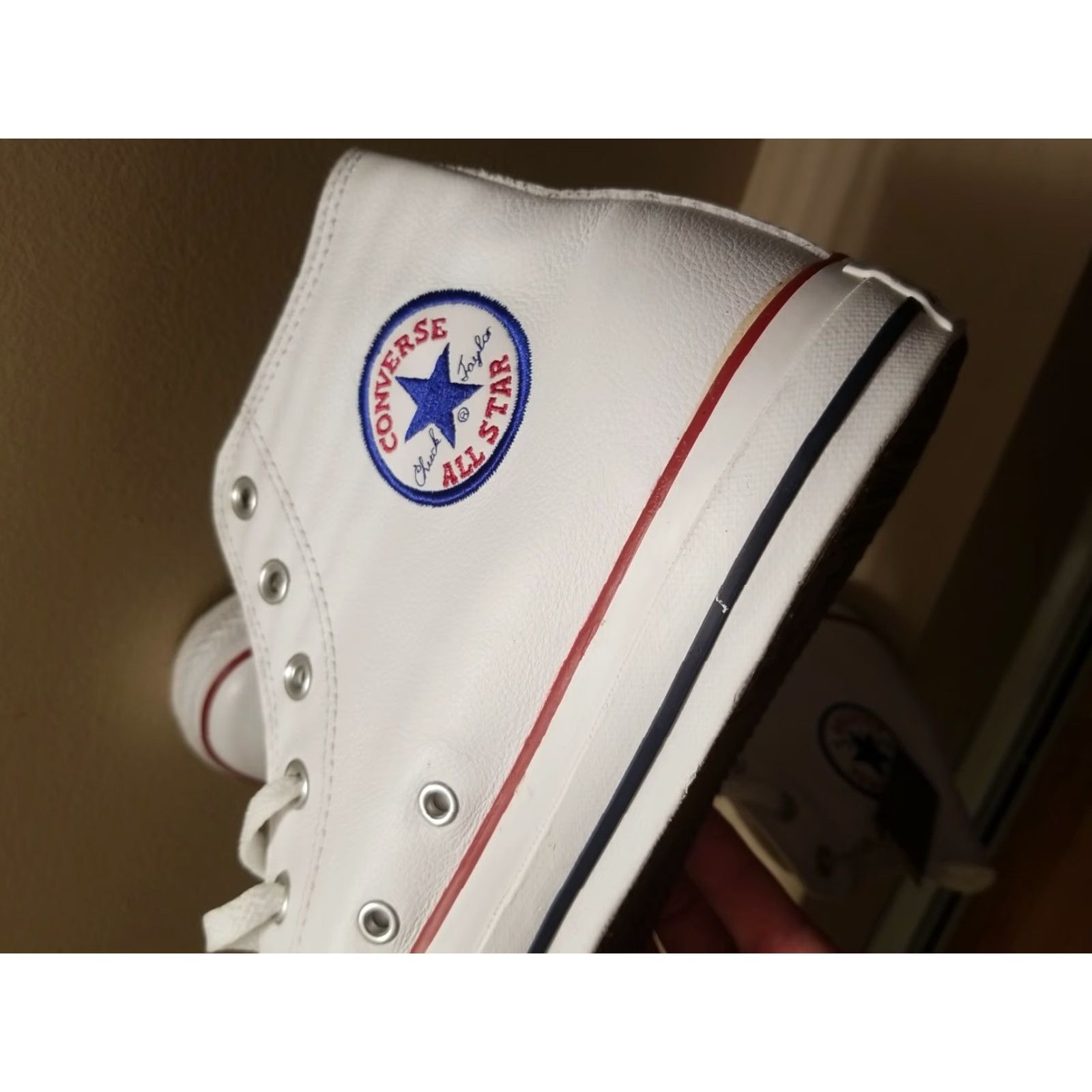 Converse Converse Chuck Taylor All Star White High Top Sneaker Men Sz 13 Size US 13 / EU 46 - 7 Thumbnail