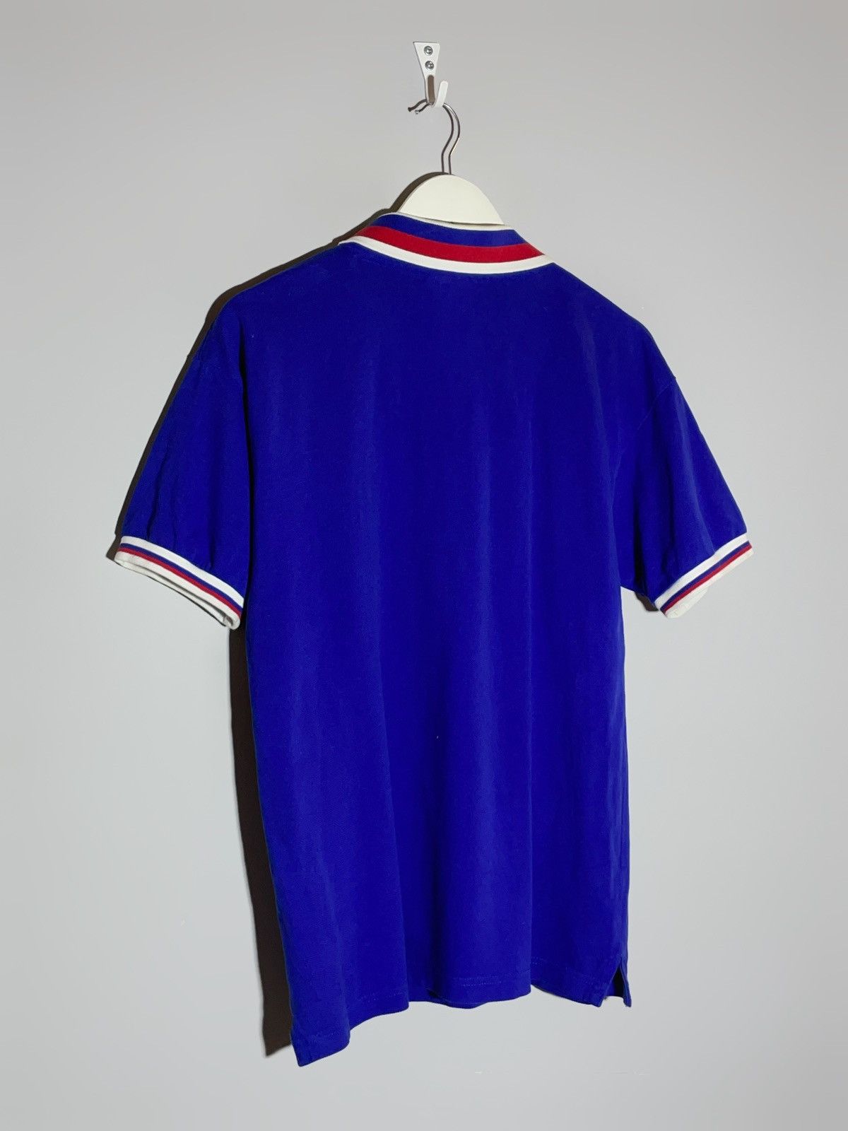 Vintage Rangers Score Draw 1980 Cup Final Football Shirt Size US S / EU 44-46 / 1 - 7 Thumbnail