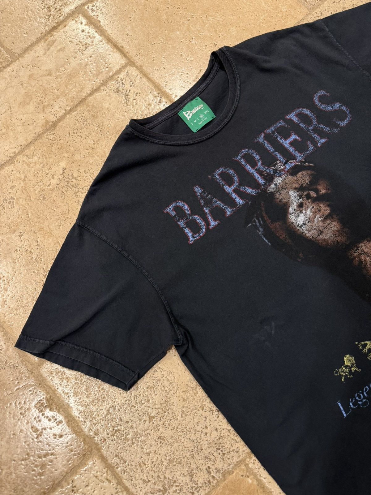 Barriers Barriers Pop Smoke Legend Lives On Black Chains Rap Tee Size US XL / EU 56 / 4 - 5 Thumbnail