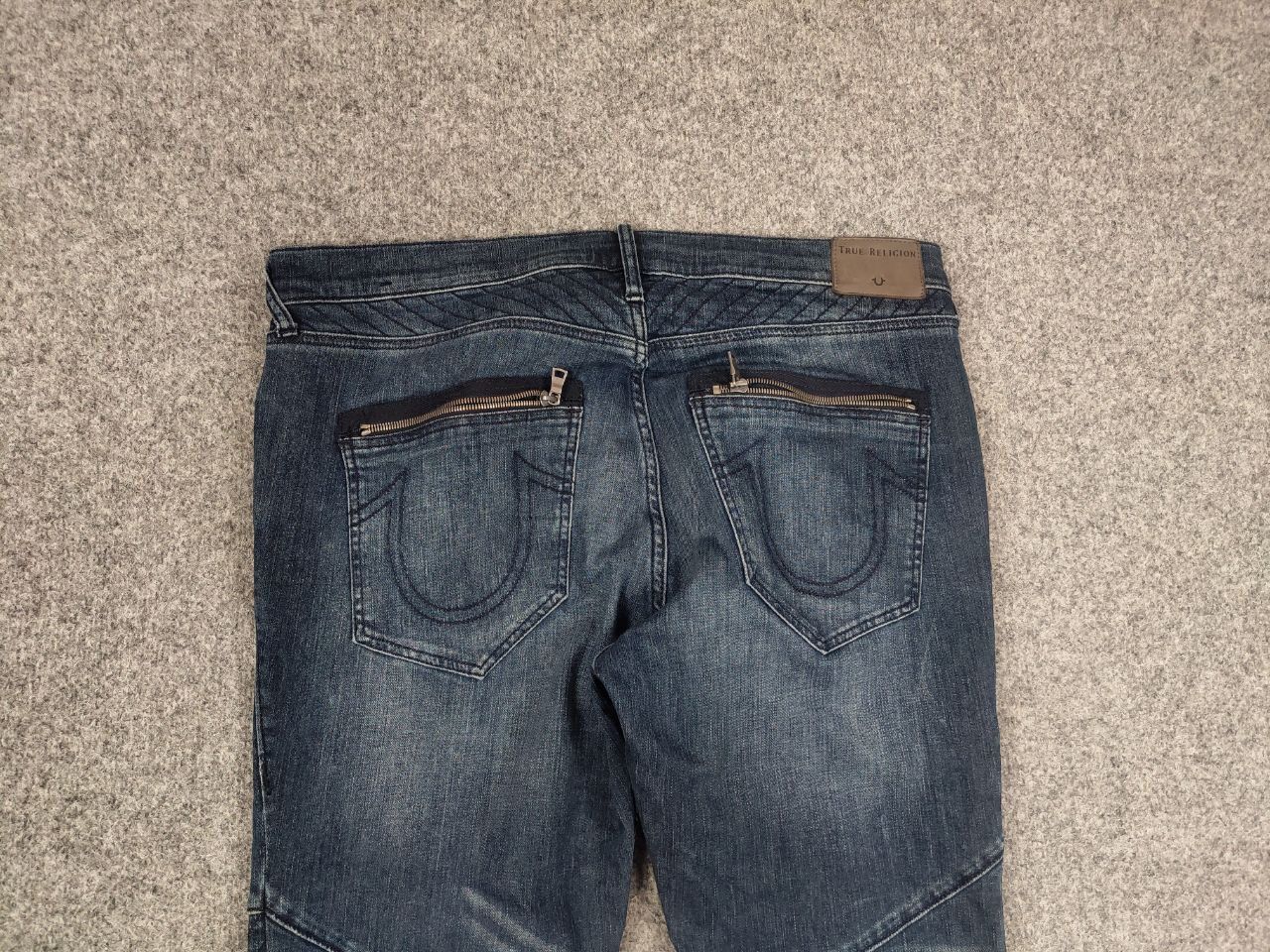 True Religion Vintage True Religion rocco New Moto Denim Jeans Y2K Style Size US 36 / EU 52 - 9 Thumbnail