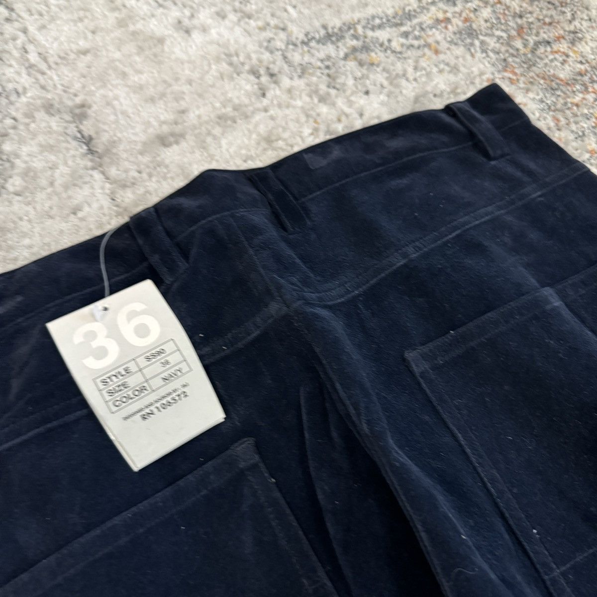 JNCO × Japanese Brand × Vintage Crazy Vintage y2k Richie baggy soft leather carpenter pants Size US 36 / EU 52 - 3 Thumbnail