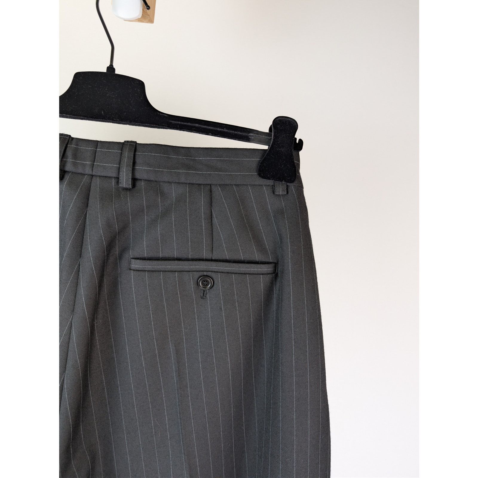 Balenciaga o1rshd1 Fluid Barathea Patched Skater Pants in Dark Navy Size US 32 / EU 48 - 15 Thumbnail