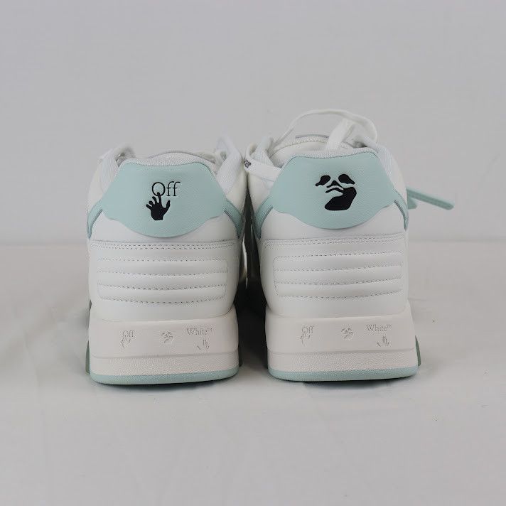 Off-White Q:3 / Out of Office Calf Leather Sneakers in White Mint Size US 13 / EU 46 - 6 Thumbnail