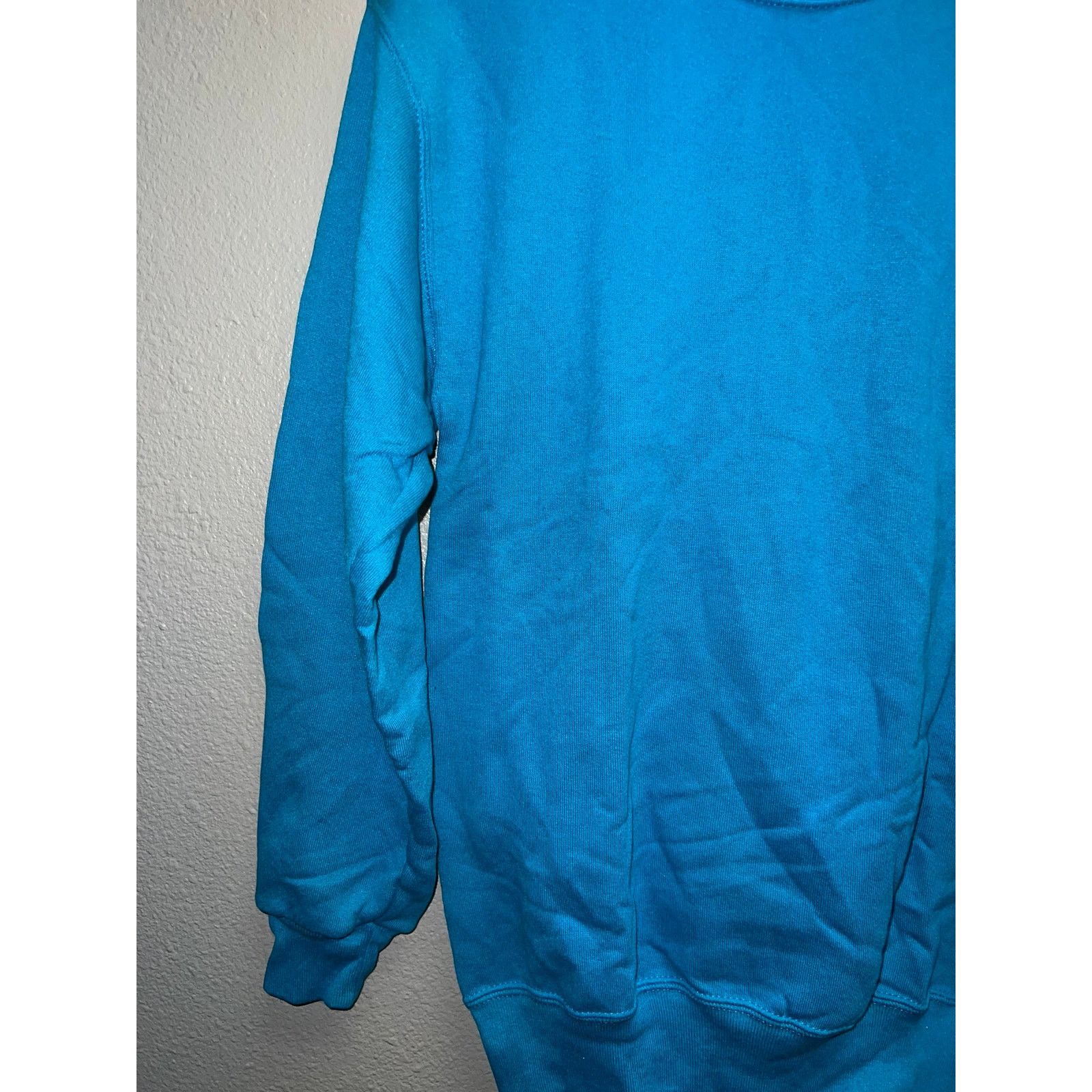 Jerzees Vintage Blue Blank Sweatshirt Jerzees Crewneck VTG 90s M Size US M / EU 48-50 / 2 - 4 Thumbnail