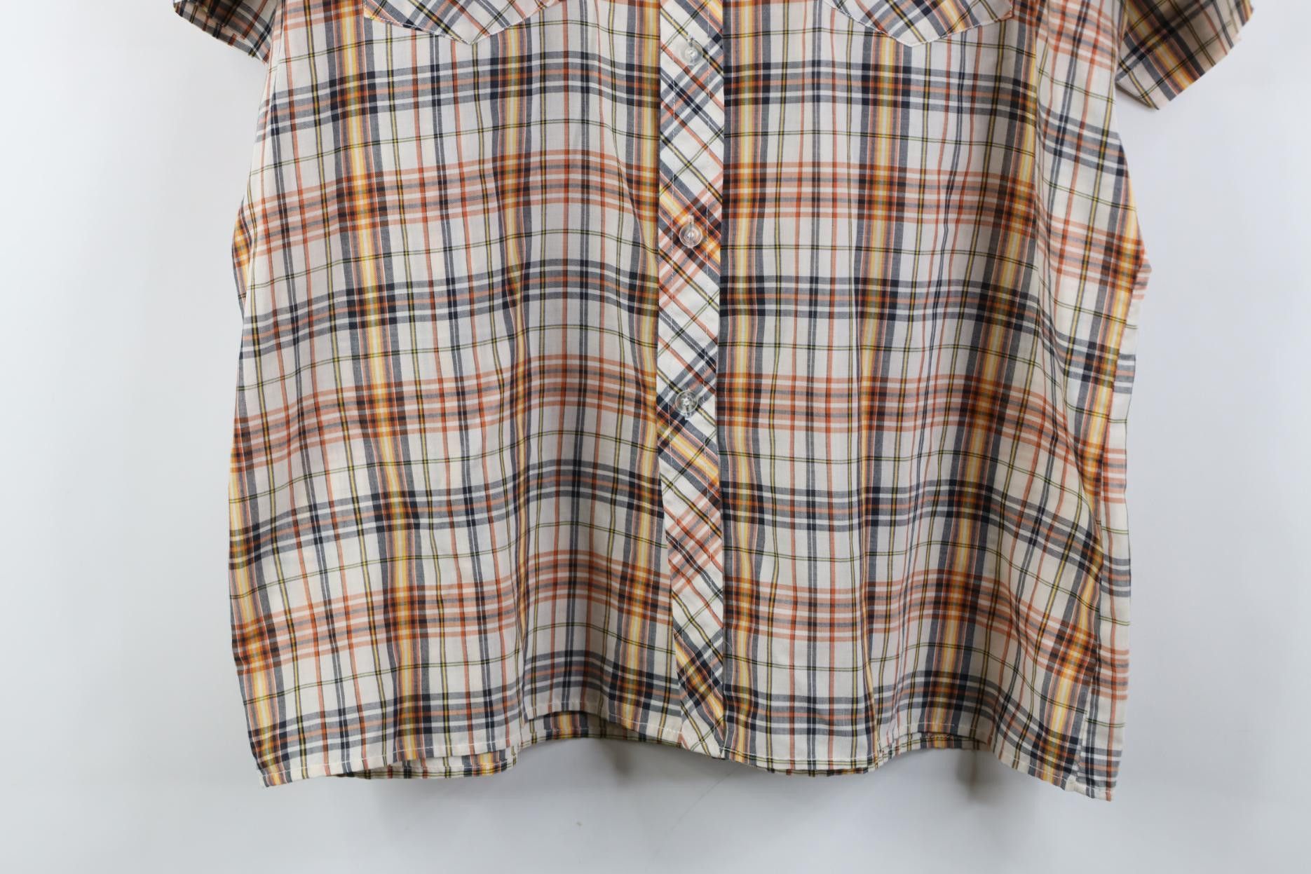 Vintage Vintage 70s Streetwear Cowboy Short Sleeve Button Shirt Size US L / EU 52-54 / 3 - 3 Thumbnail