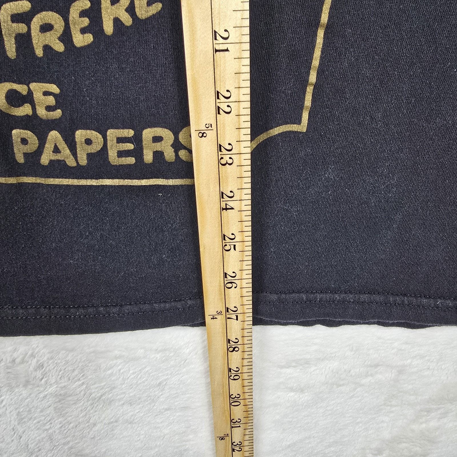 Other Vintage Zig Zag Man T Shirt XL Black Smoking Rolling papers Size US XL / EU 56 / 4 - 7 Thumbnail