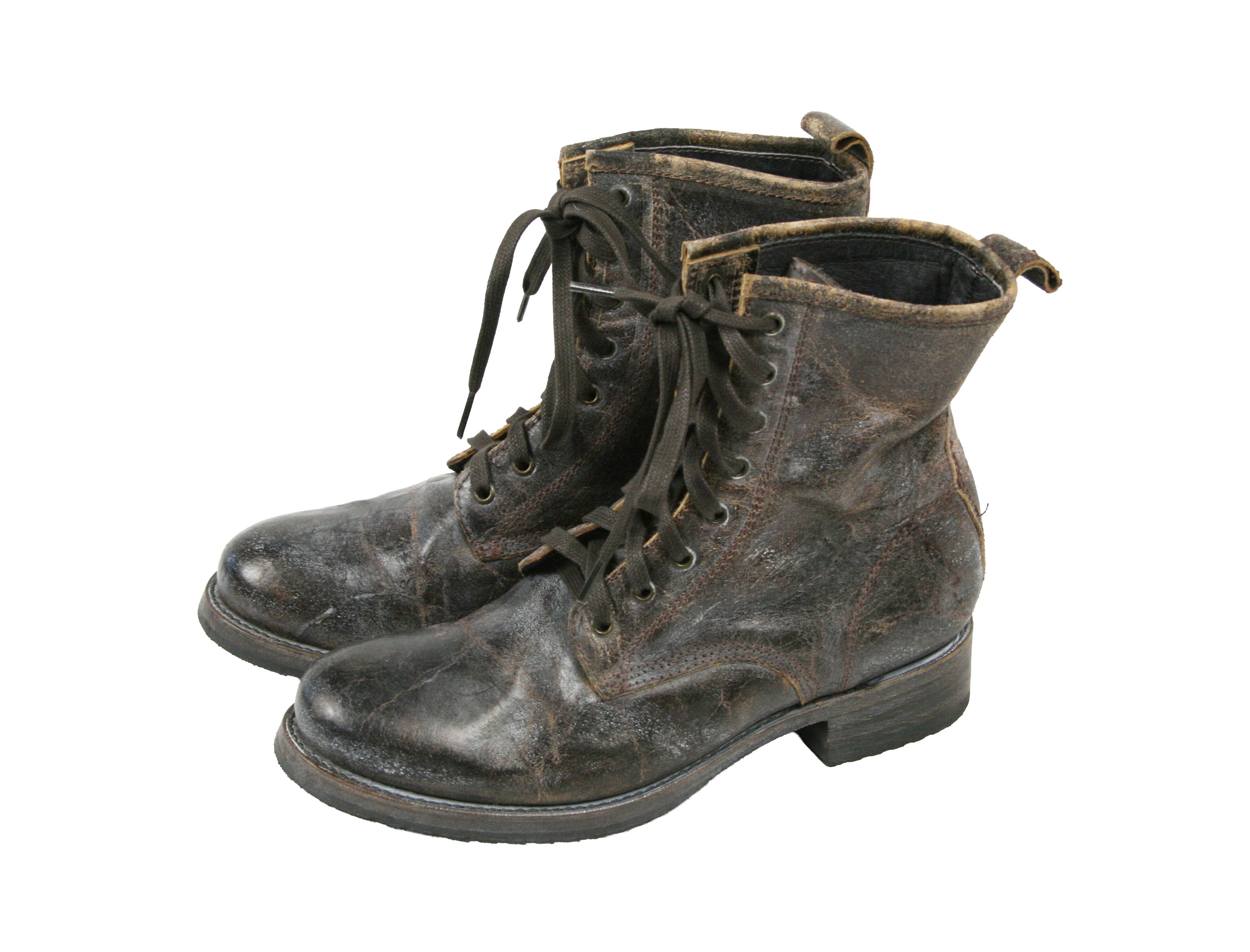 Sendra 2013 Aged Leather Combat Boots Size US 8 / EU 41 - 3 Thumbnail